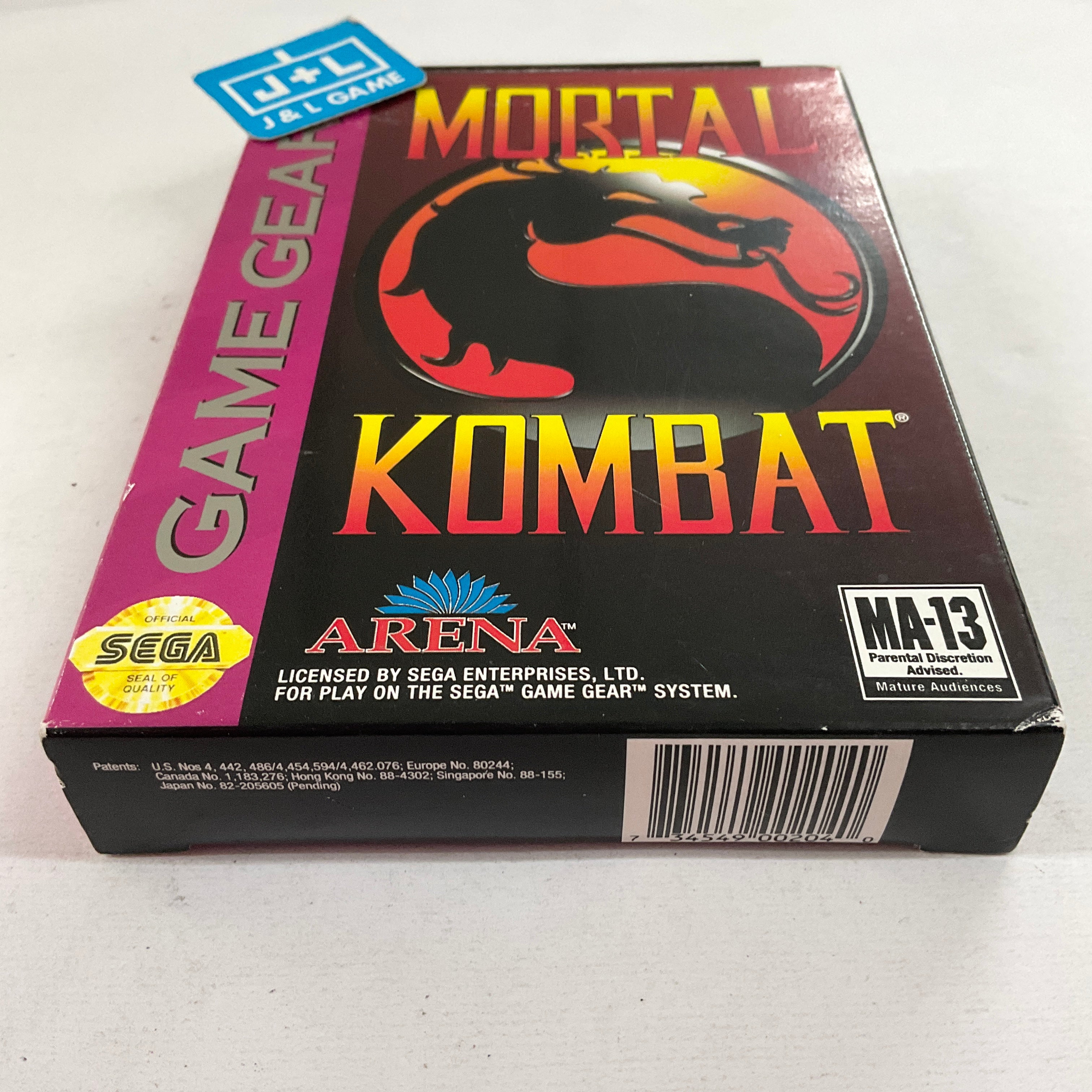 Mortal Kombat - (SGG) SEGA GameGear [Pre-Owned] Video Games Arena