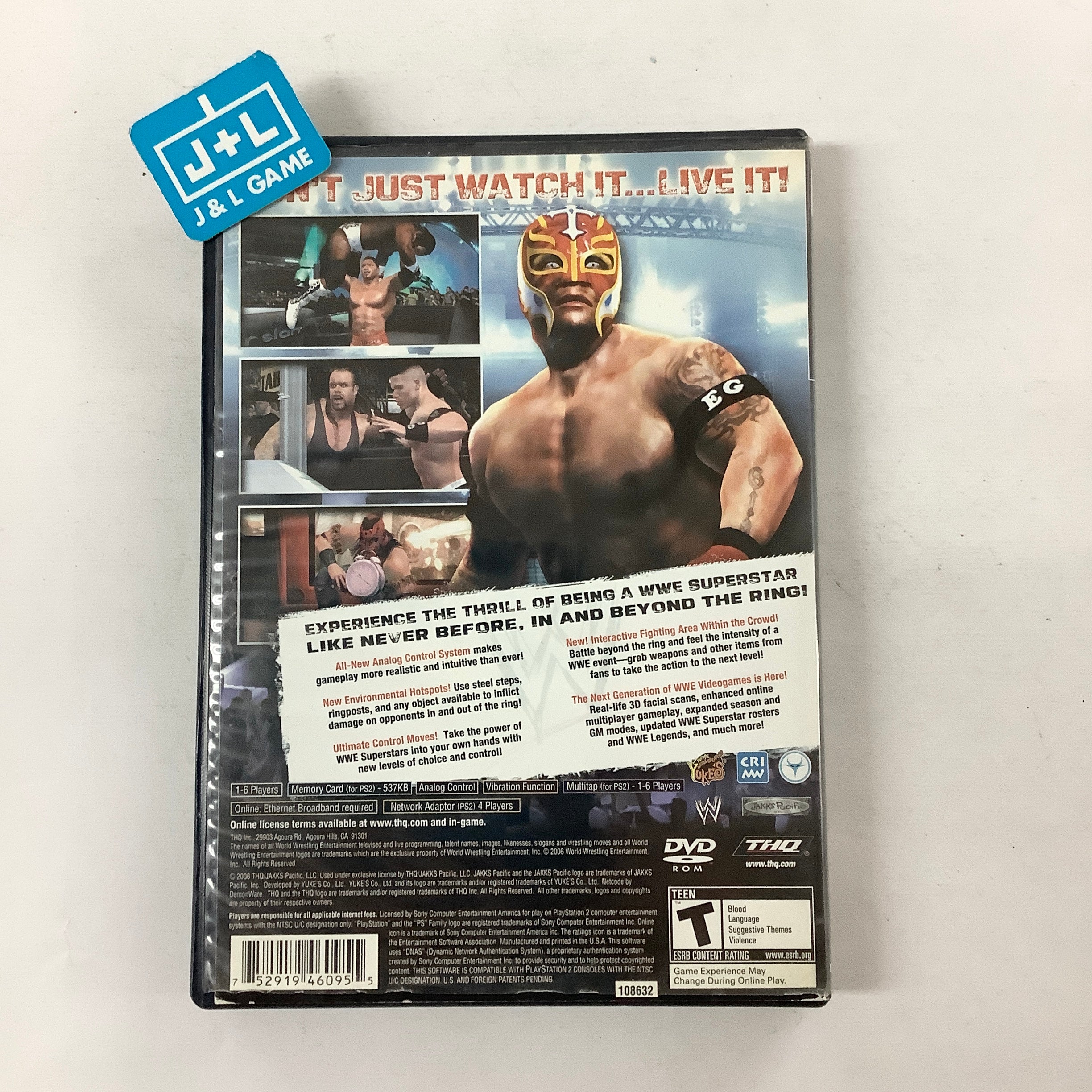 WWE SmackDown vs. Raw 2007 With Bonus Disc - (PS2) PlayStation 2 [Pre-Owned] Video Games THQ   