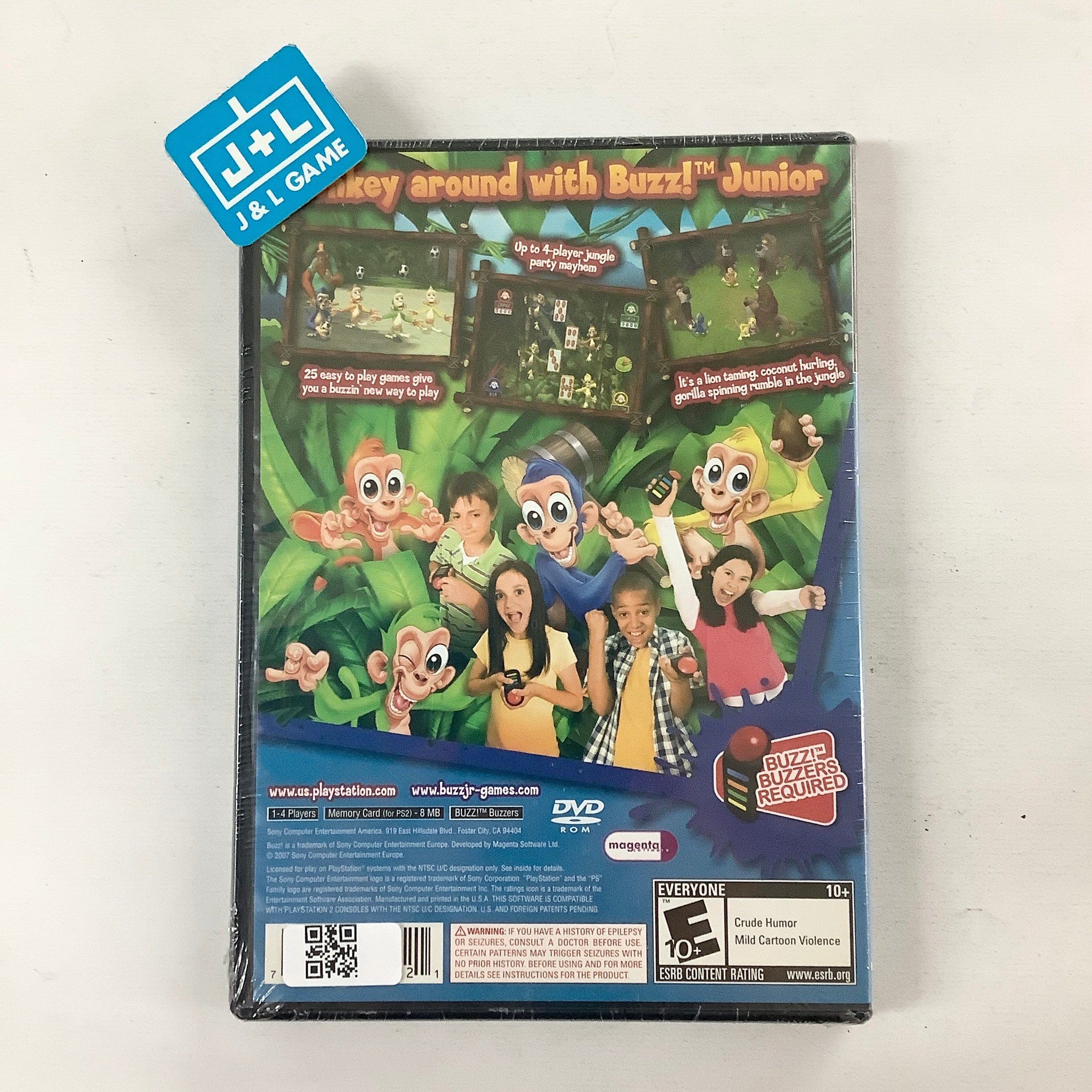 Buzz! Junior Jungle Party - (PS2) PlayStation 2 Video Games PlayStation   