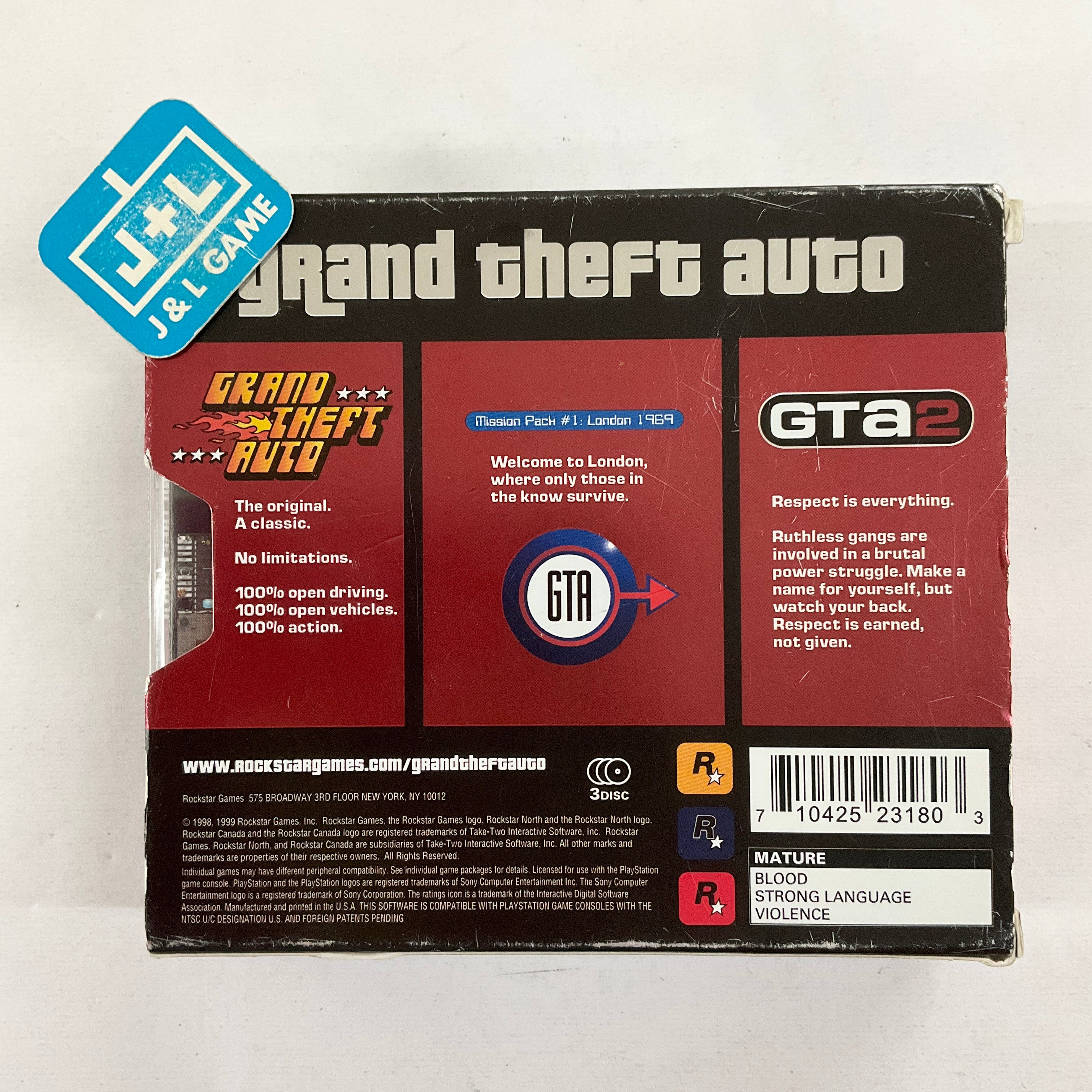 Grand Theft Auto: Collector's Edition - (PS1) PlayStation 1 [Pre-Owned]  Rockstar Games   