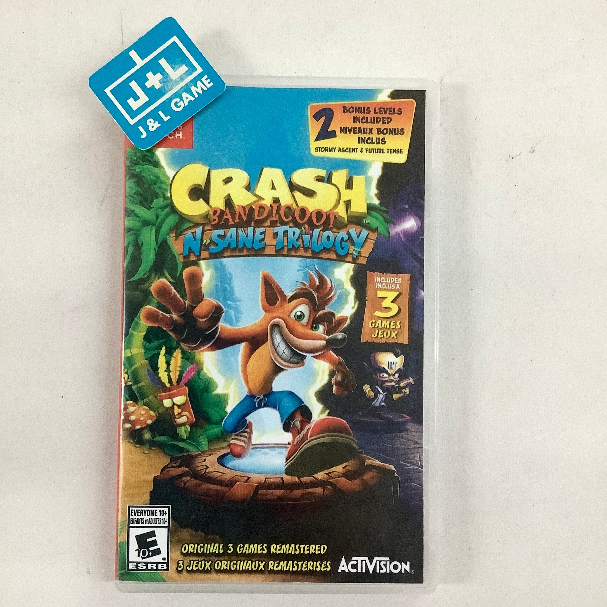 Crash Bandicoot N. Sane Trilogy - (NSW) Nintendo Switch [Pre-Owned] Video Games Activision