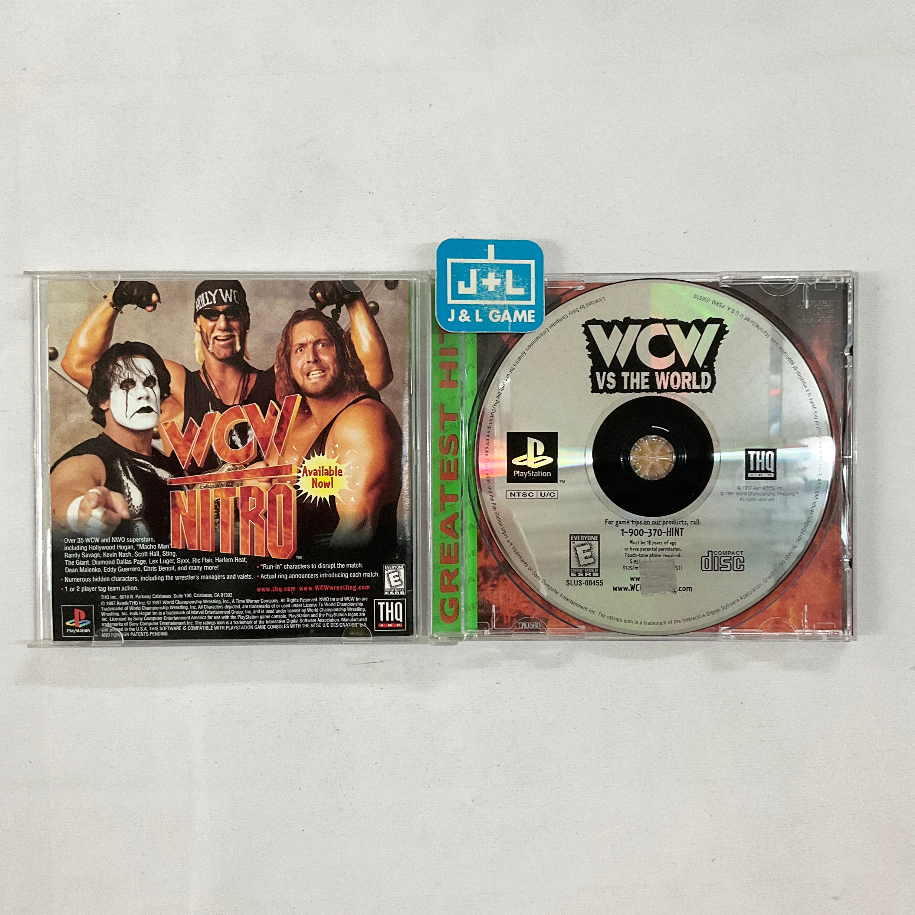 BRAND NEW WCW VS THE WORLD PSX Playstation 1 popular