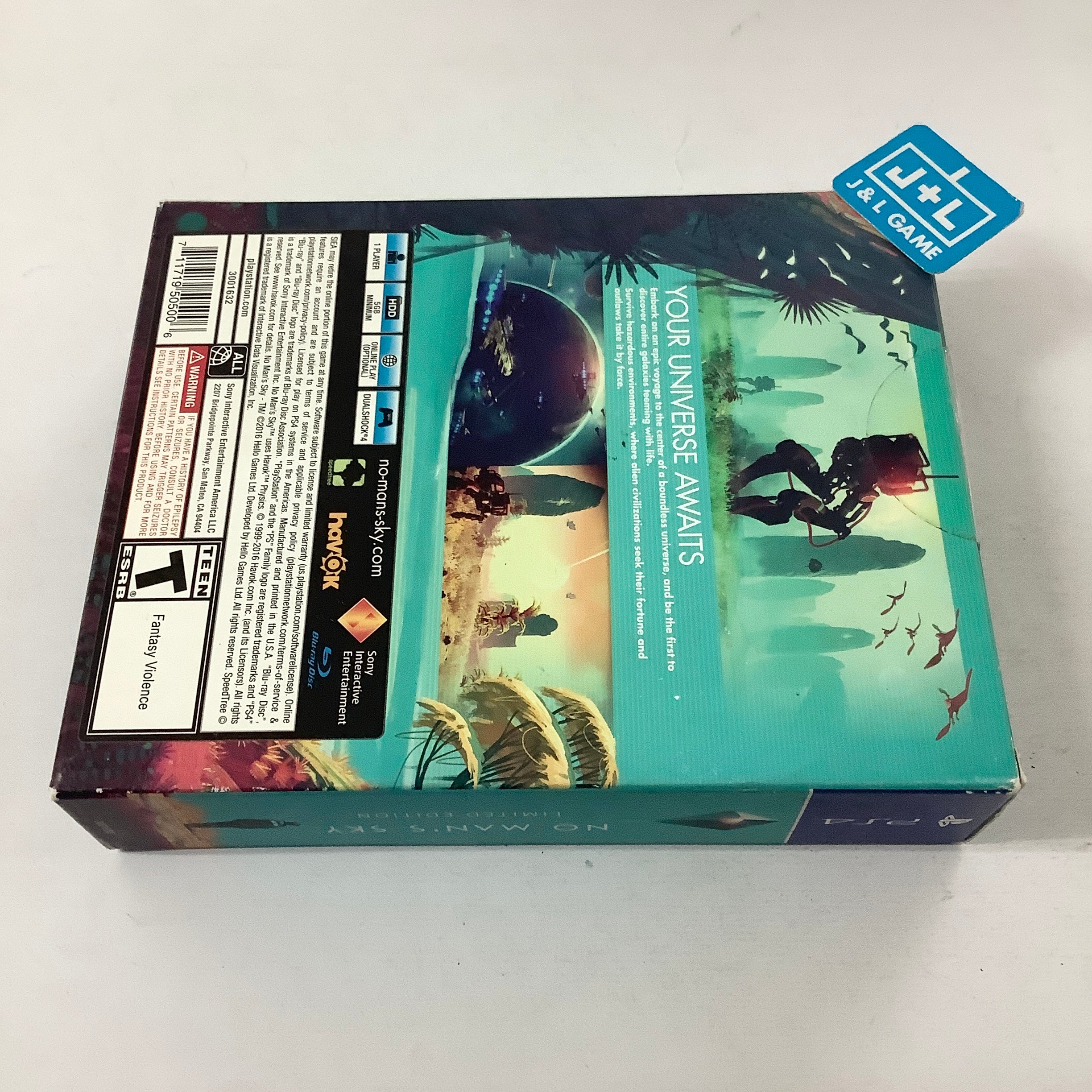 No Man's Sky (Limited Edition) - (PS4) PlayStation 4 Video Games Sony Interactive Entertainment   