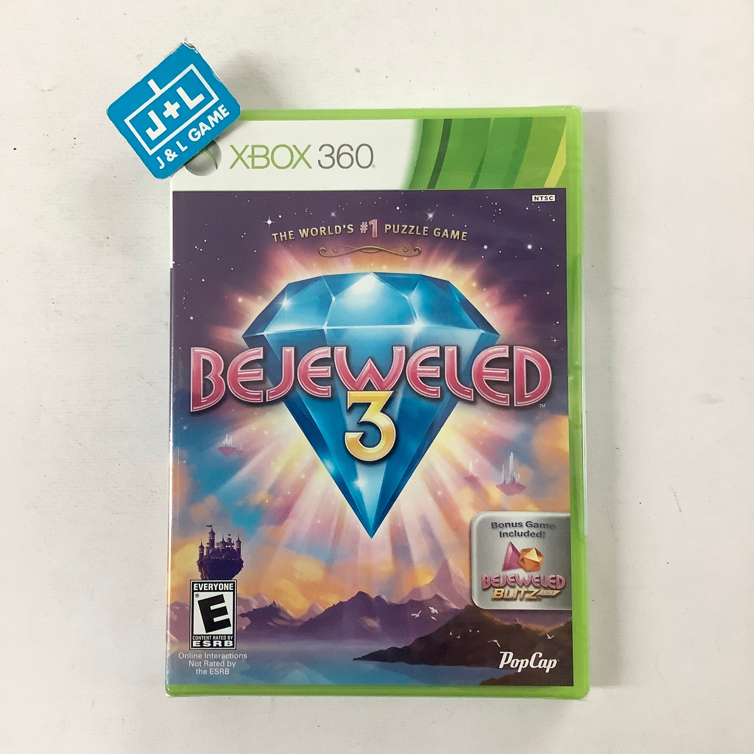 Bejeweled 3 (With Bejeweled Blitz Live) - Xbox 360 Video Games PopCap Games