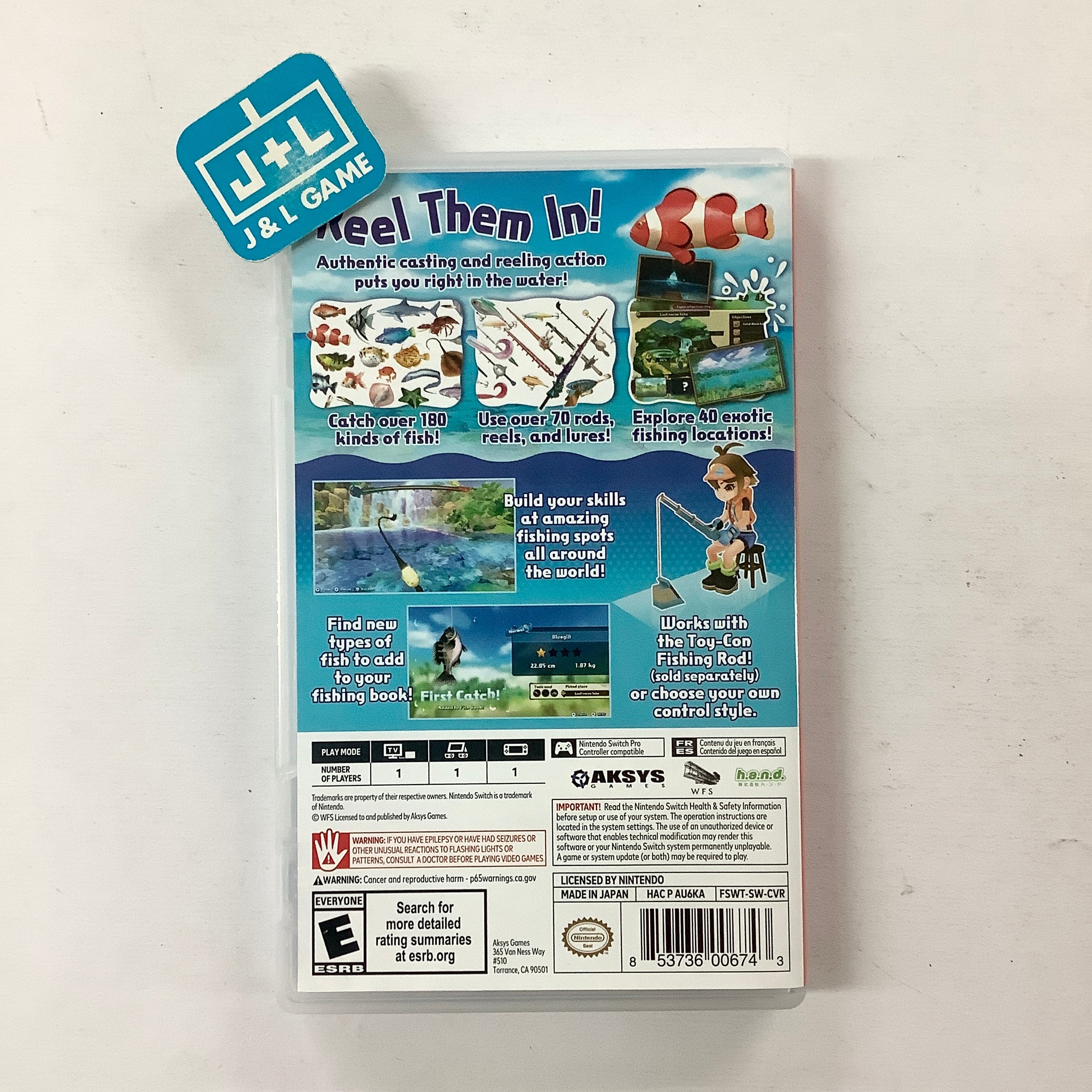 Fishing Star World Tour - (NSW) Nintendo Switch [Pre-Owned] Video Games Aksys   