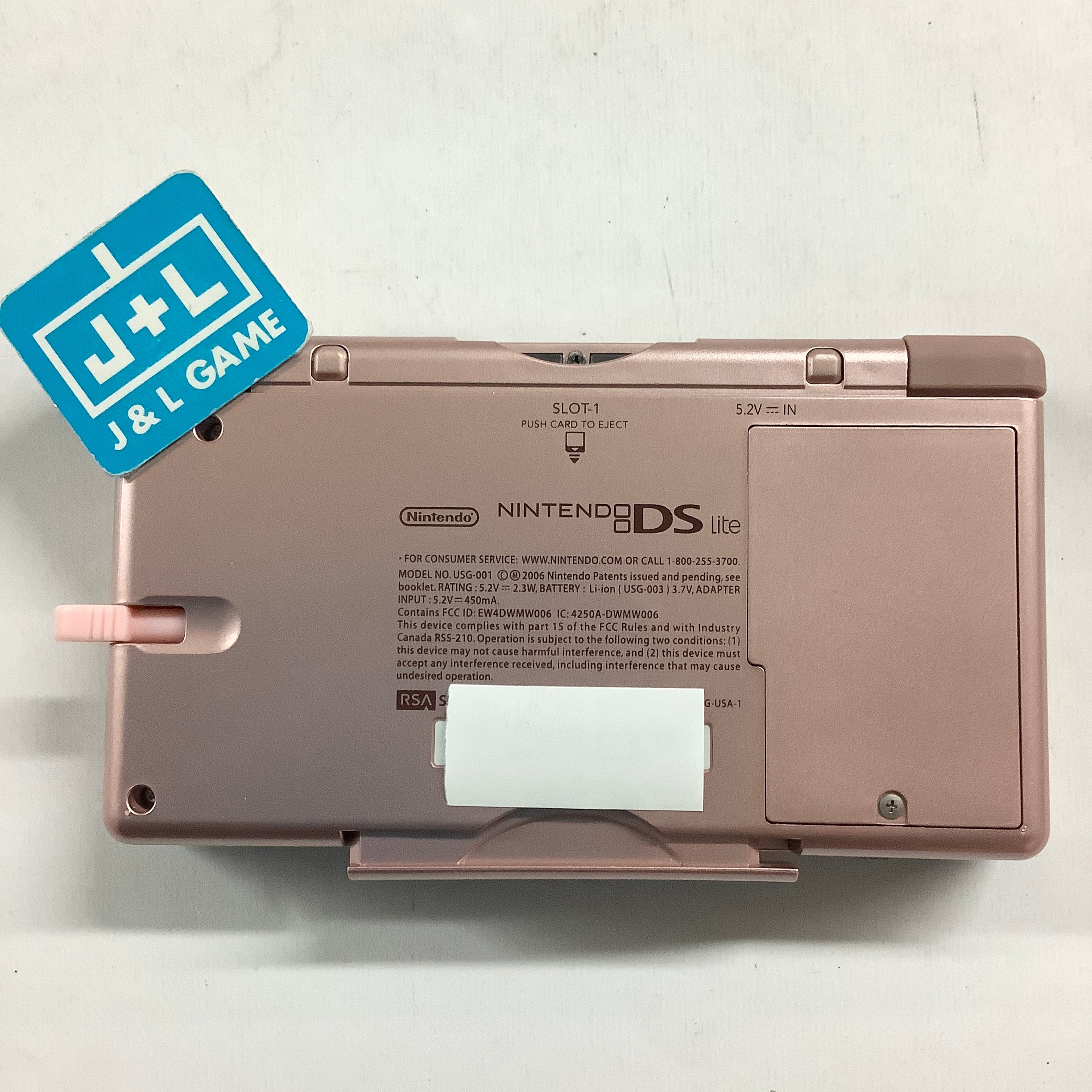 Nintendo DS Lite Console (Metallic Rose) - (NDS) Nintendo DS [Pre-Owned] Consoles Nintendo   