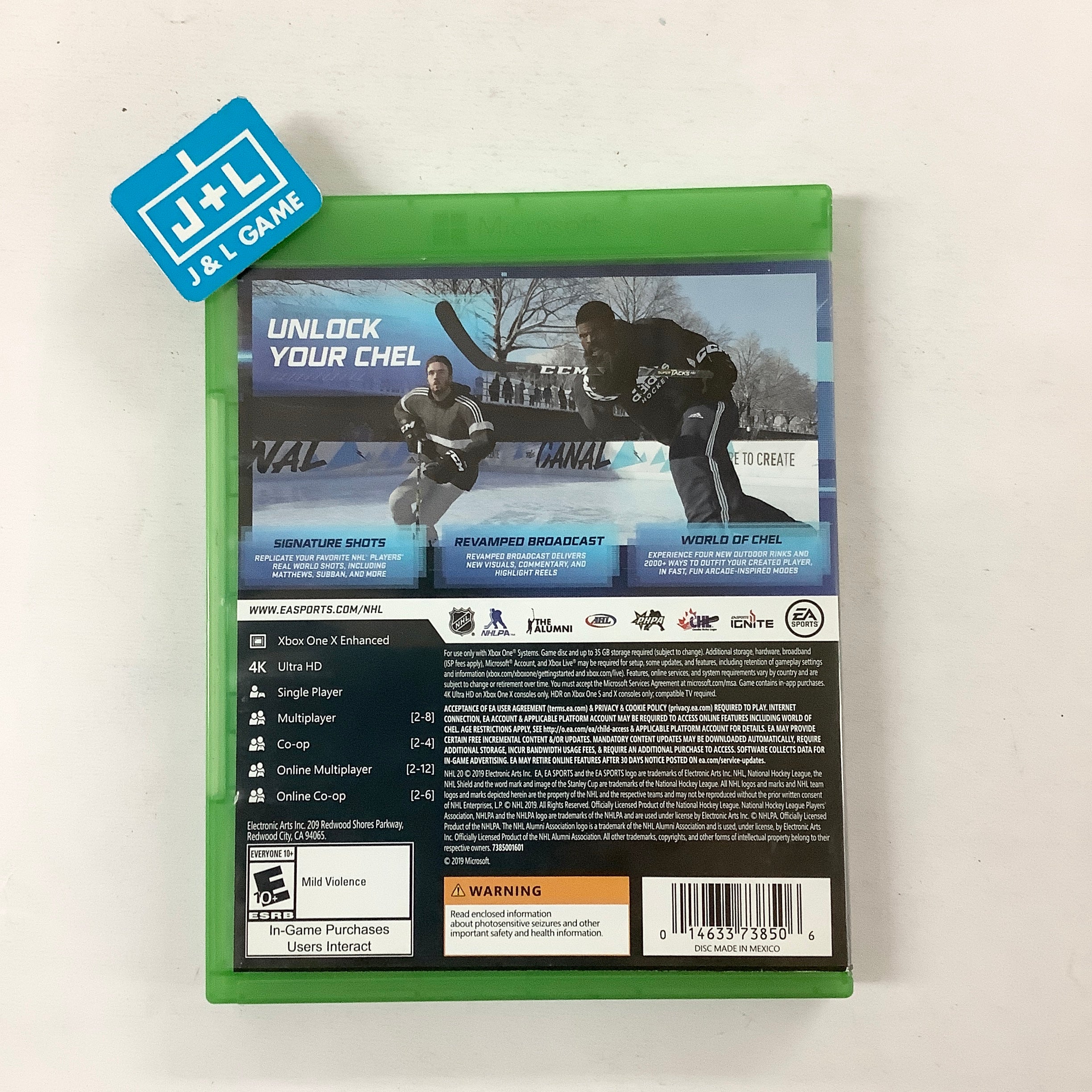 NHL 20 - (XB1) Xbox One [Pre-Owned] Video Games Electronic Arts   