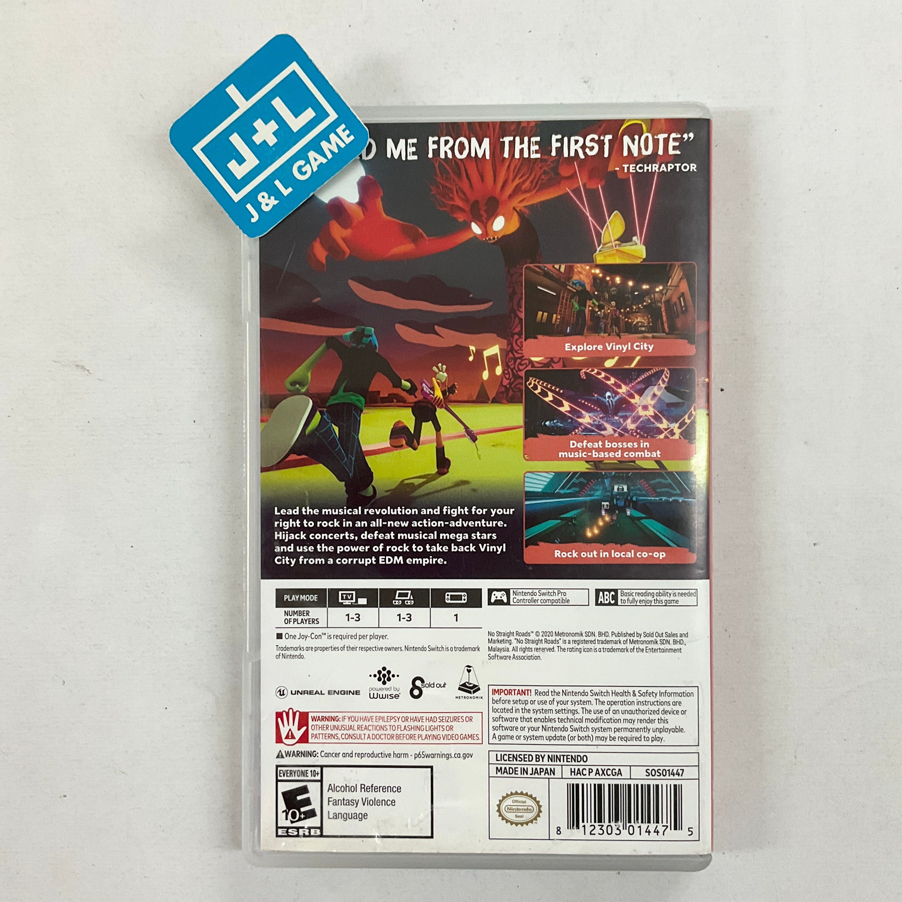 No Straight Roads - (NSW) Nintendo Switch [Pre-Owned] Video Games Sold Out   