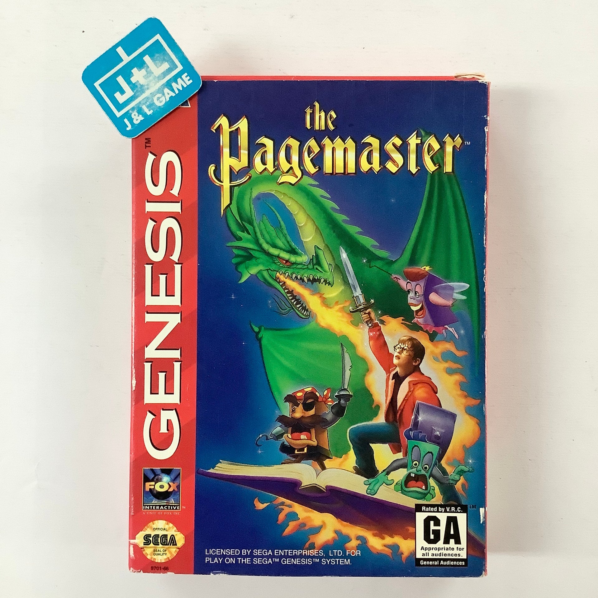 The Pagemaster - (SG) SEGA Genesis [Pre-Owned] | J&L Game