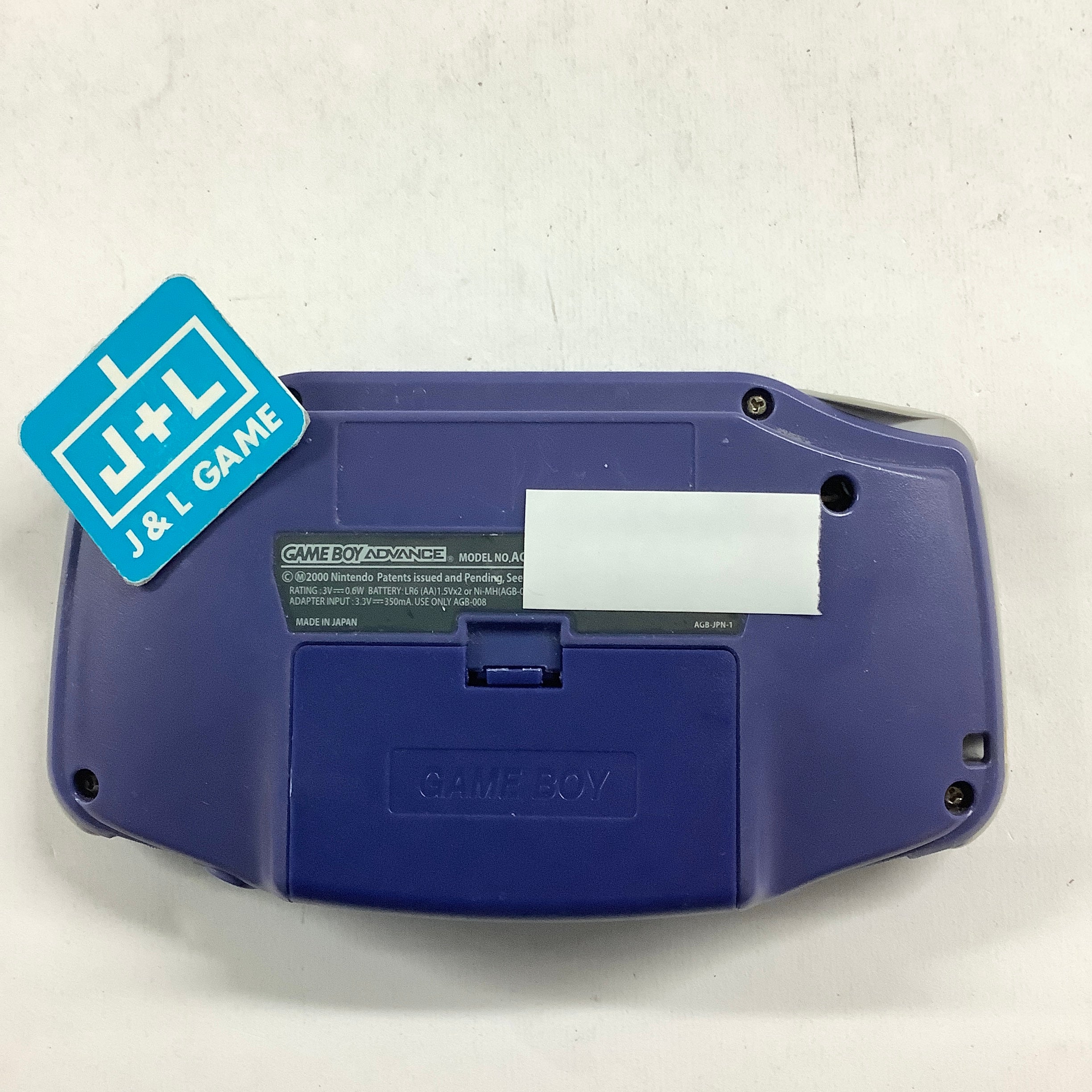 Nintendo Game Boy Advance Console (Indigo With Backlight) - (GBA) Game Boy Advance [Pre-Owned] Consoles Nintendo