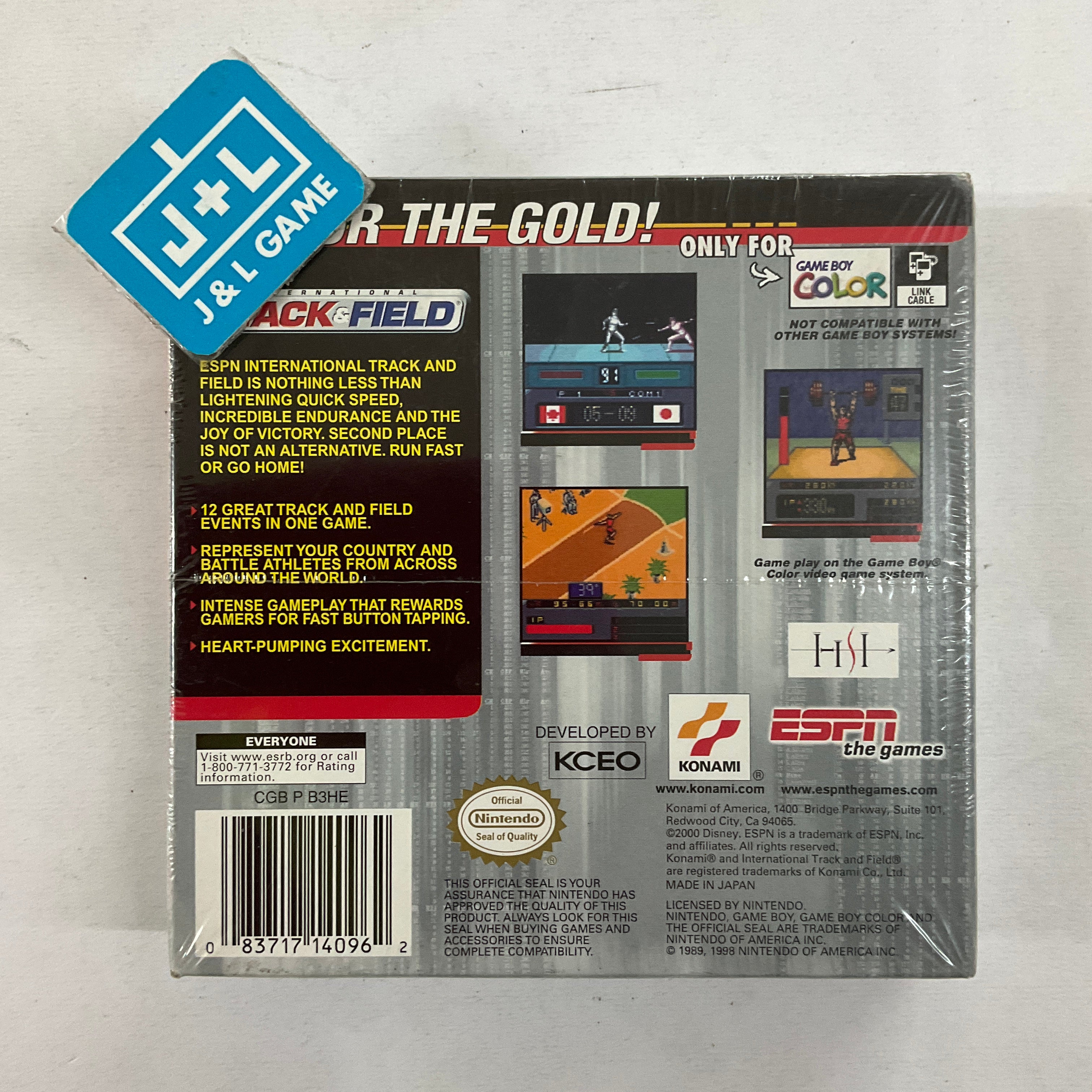 ESPN International Track & Field - (GBC) Game Boy Color Video Games Konami   