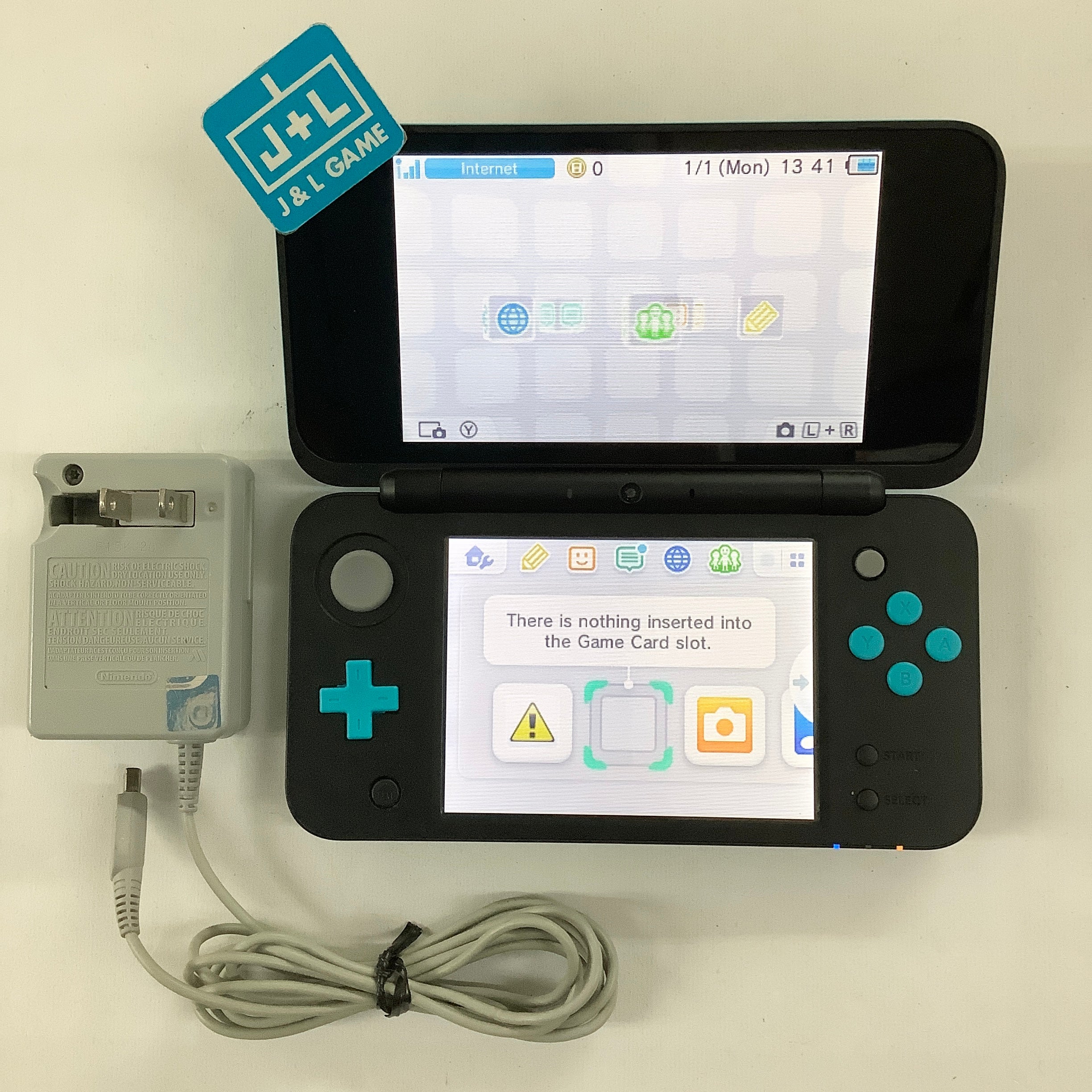 New Nintendo 2DS XL Console (Black + Turquoise) - Nintendo 3DS [Pre-Owned] Consoles Nintendo