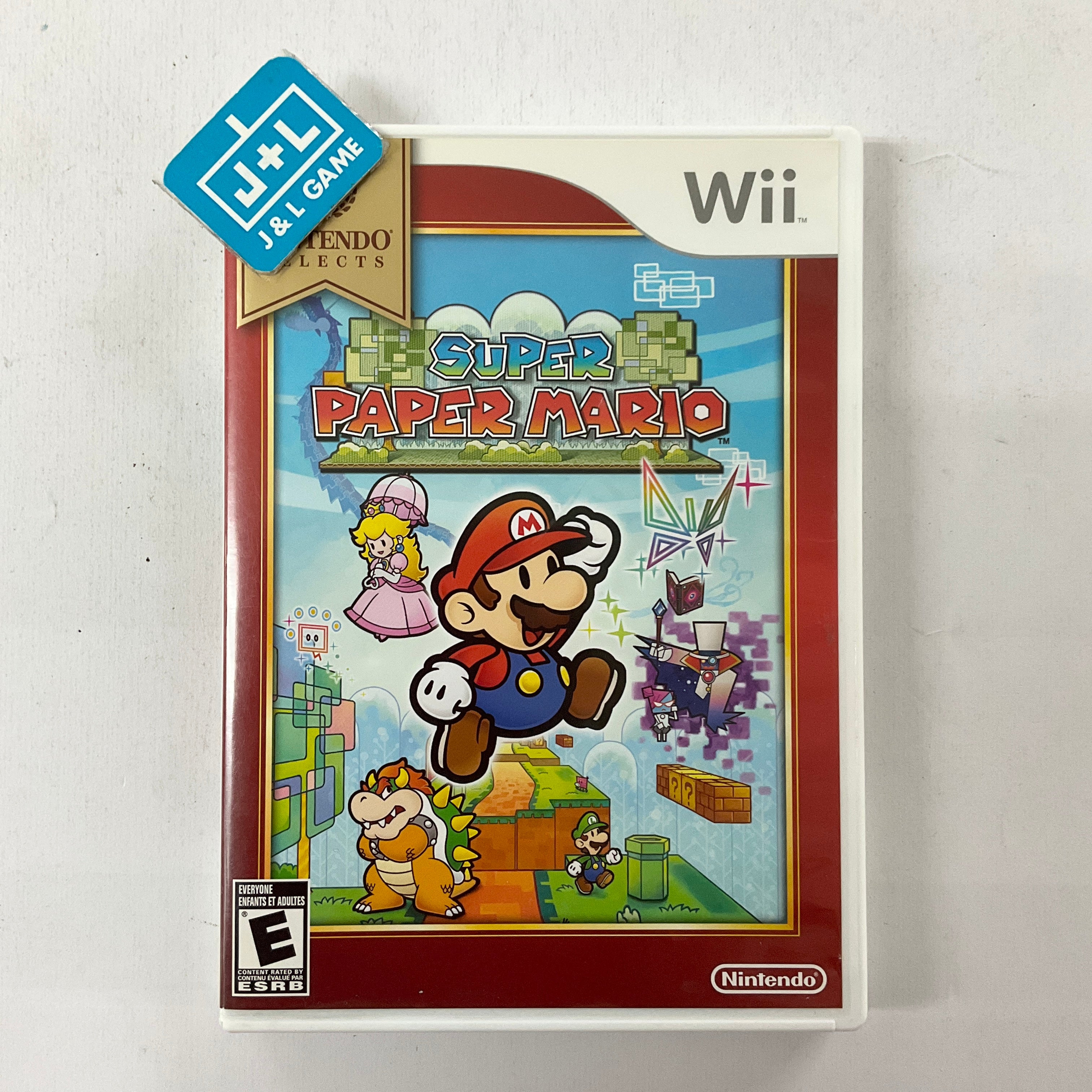 Super Paper Mario (Nintendo Selects) - Nintendo Wii [Pre-Owned] Video Games Nintendo