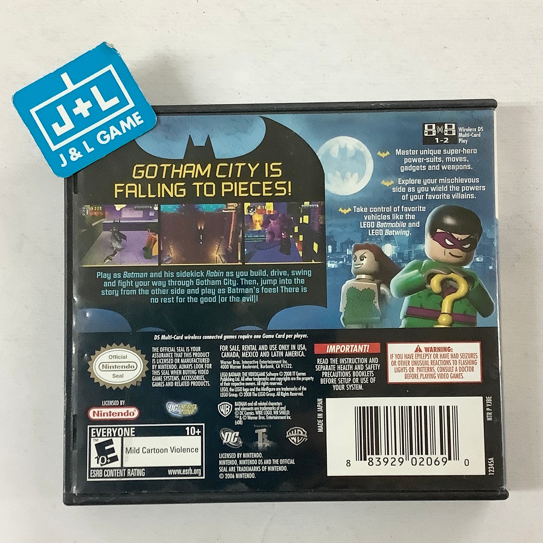 LEGO Batman: The Videogame - (NDS) Nintendo DS [Pre-Owned] Video Games Warner Bros. Interactive Entertainment