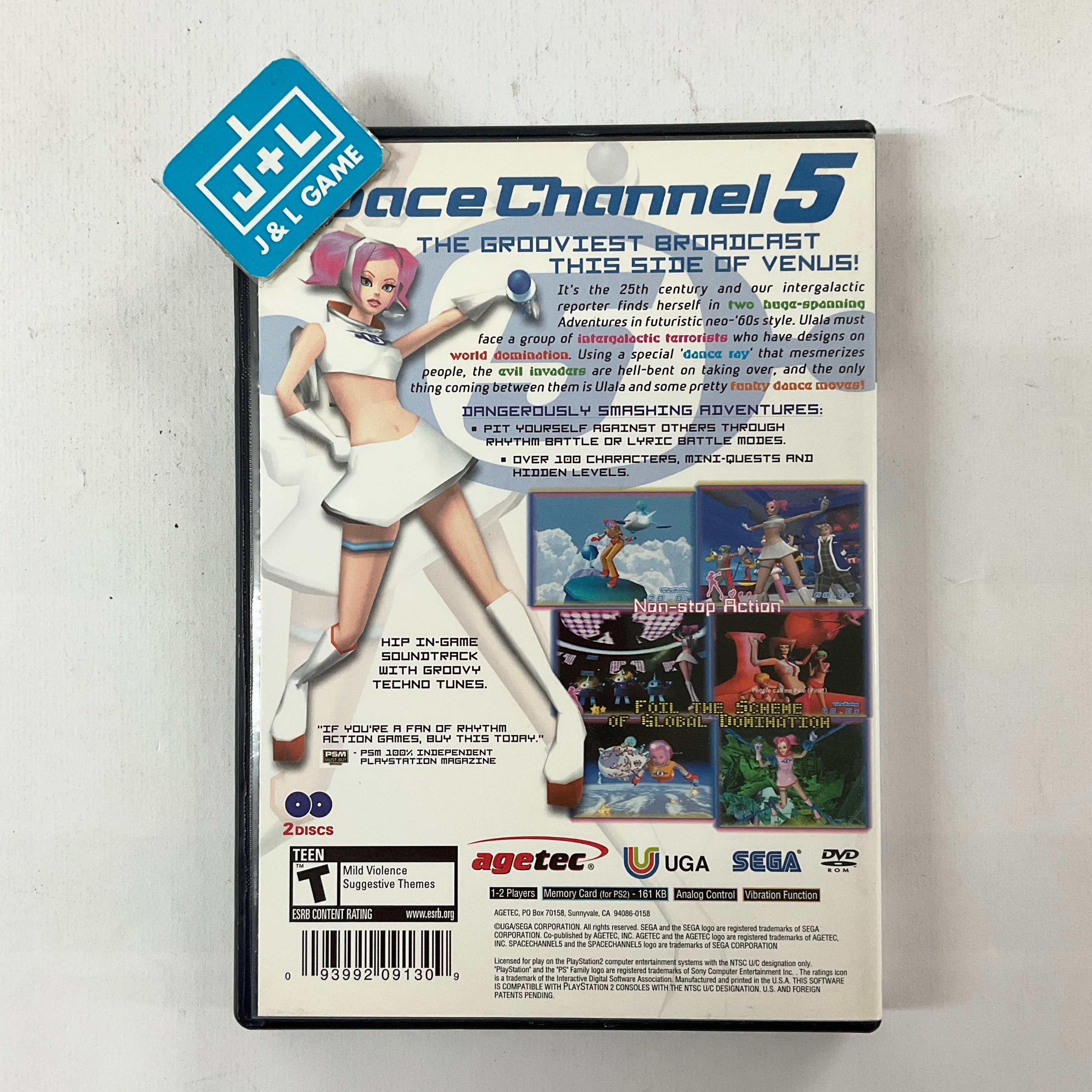 Space Channel 5: Special Edition - (PS2) PlayStation 2 [Pre-Owned] Video Games Agetec