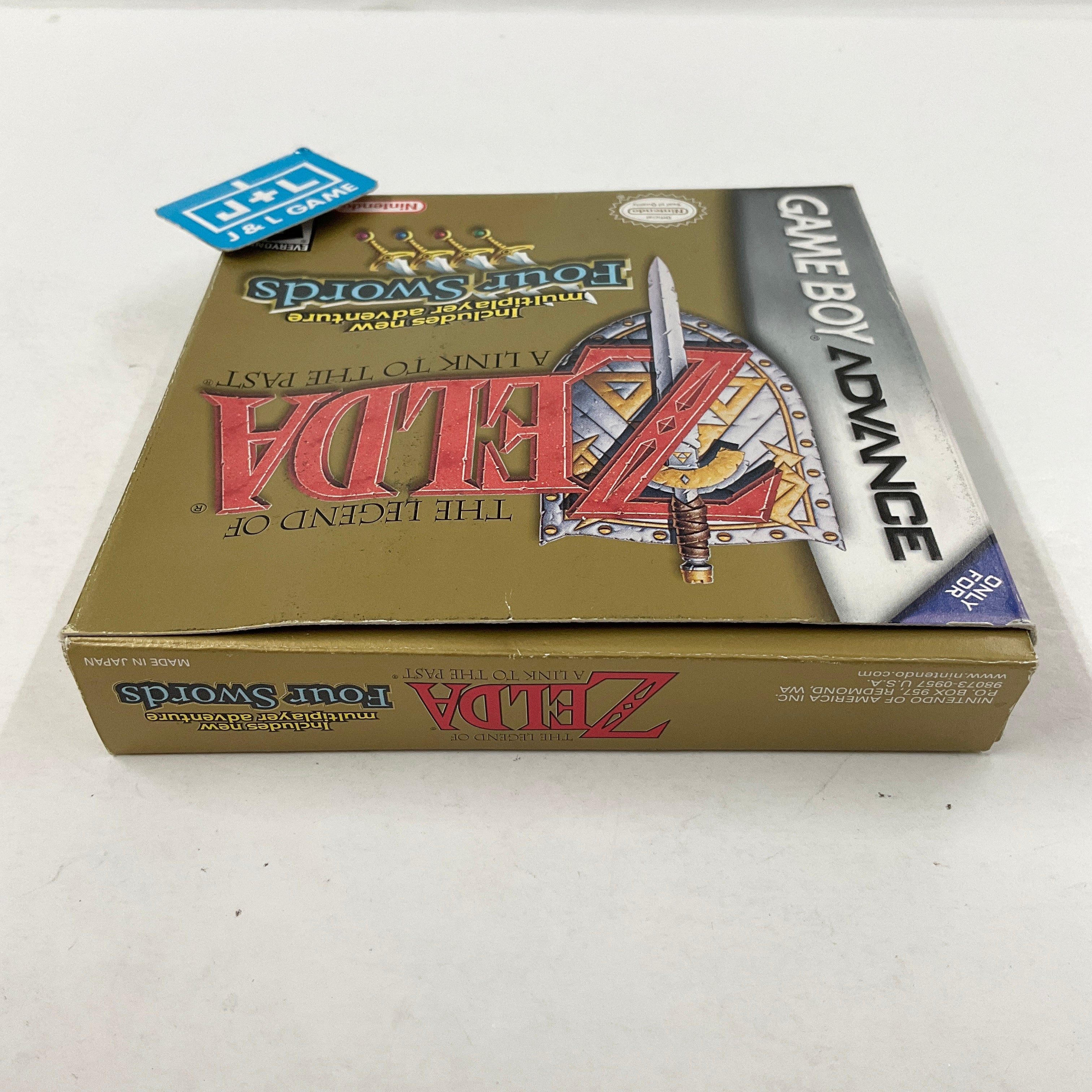 The legend of Zelda, a Link to the 2024 past Gameboy Advance box only