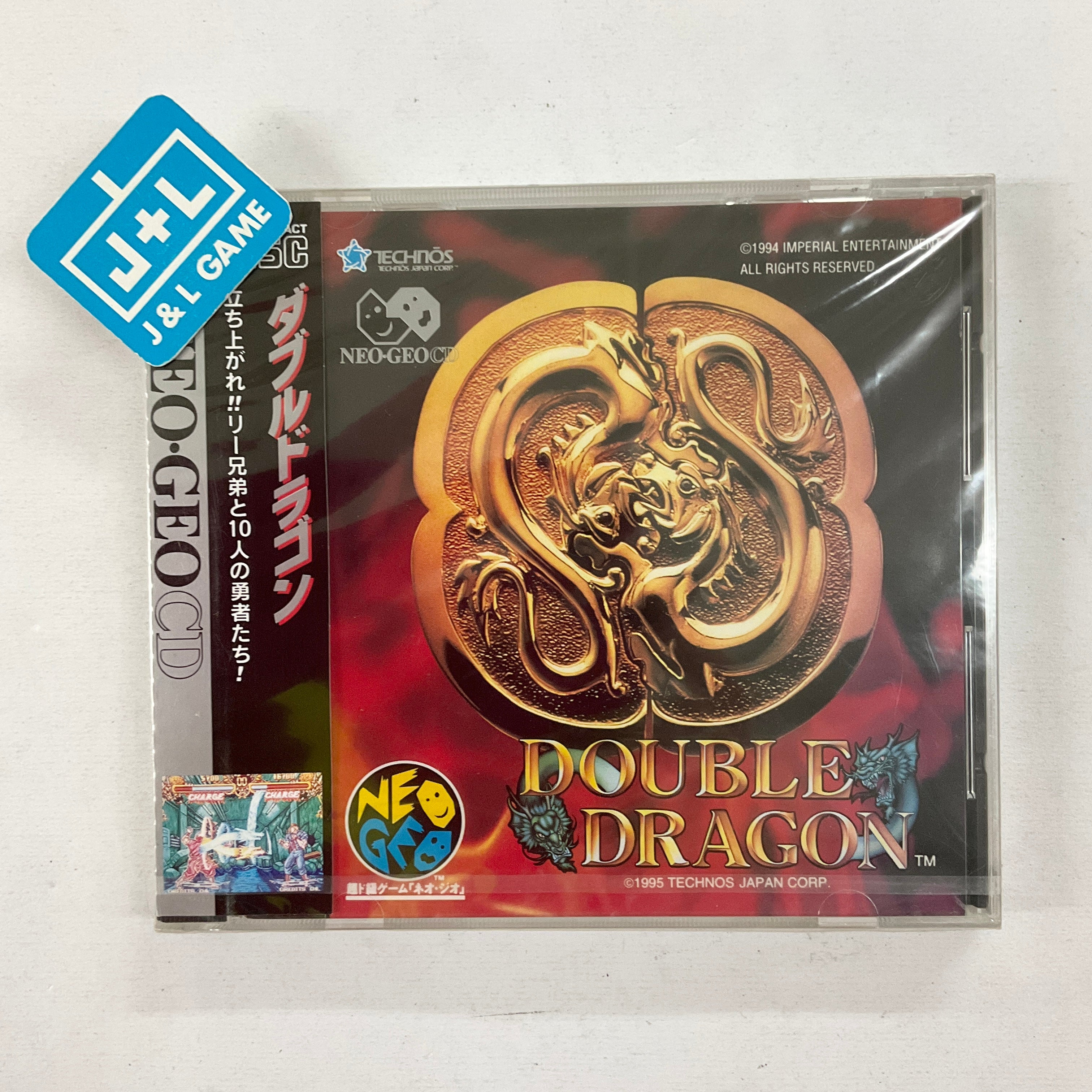 Double Dragon - SNK NeoGeo CD (Japanese Import) Video Games Technos   