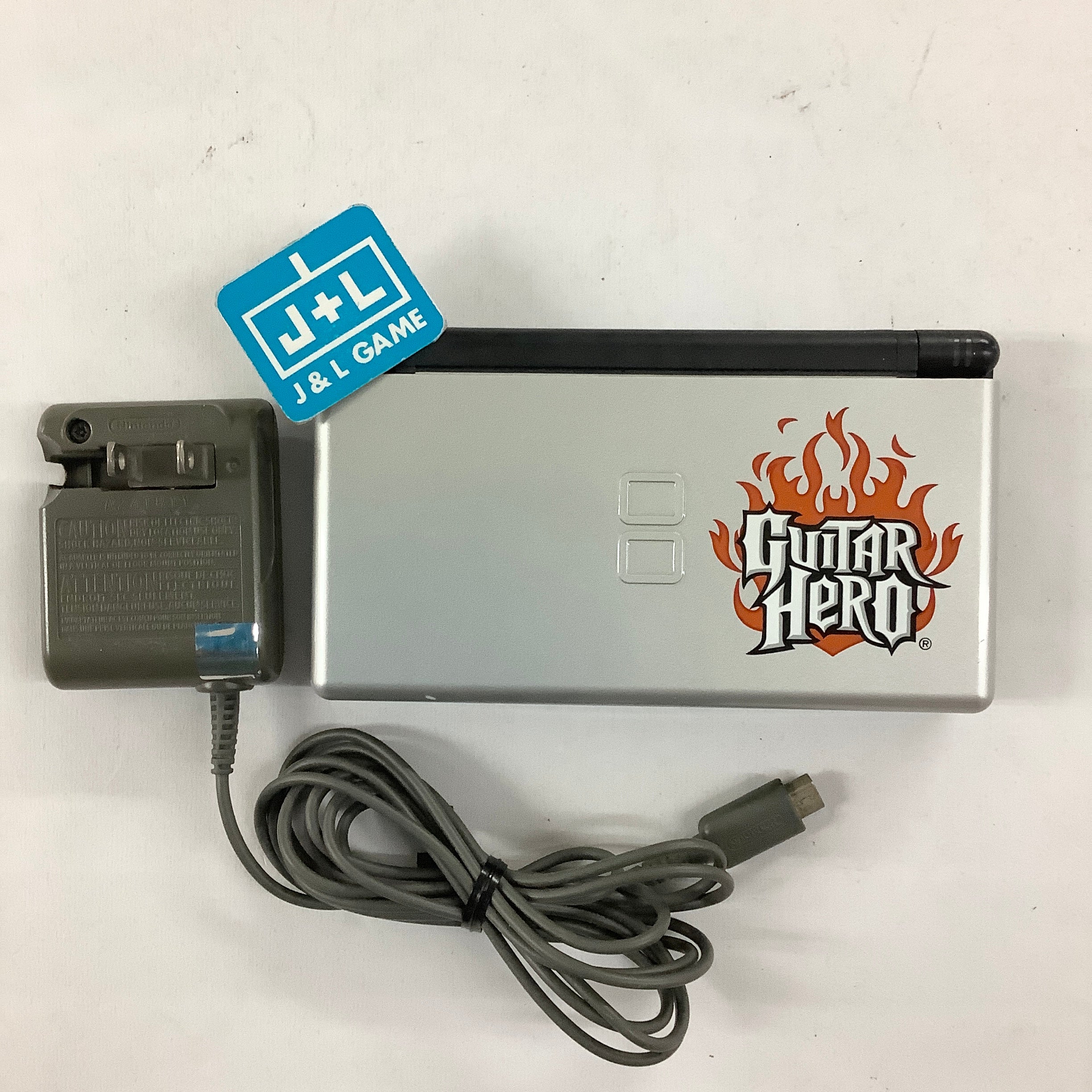 Nintendo DS Lite Console (Guitar Hero Metallic Silver) - (NDS) Nintendo DS [Pre-Owned] Consoles Nintendo