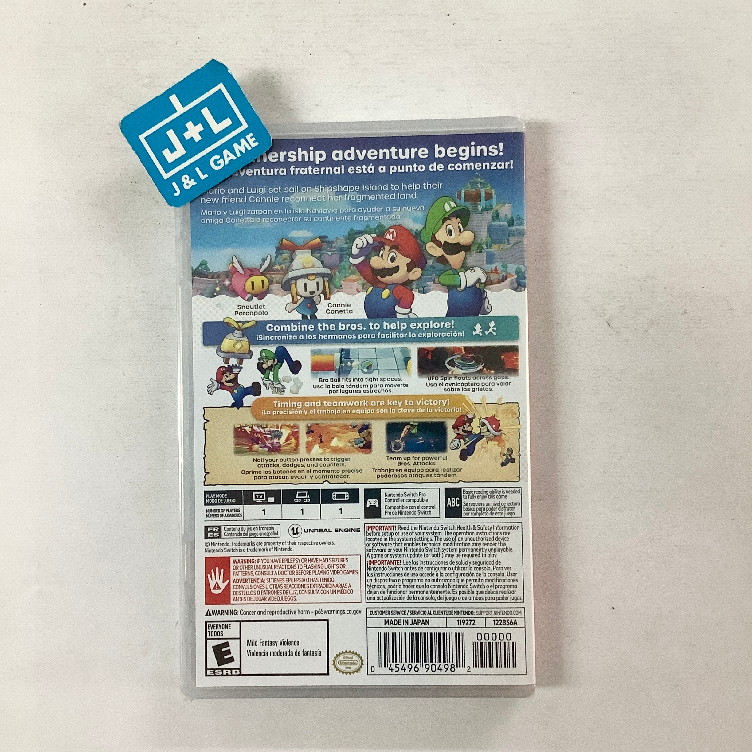 Mario & Luigi: Brothership - (NSW) Nintendo Switch Video Games Nintendo   