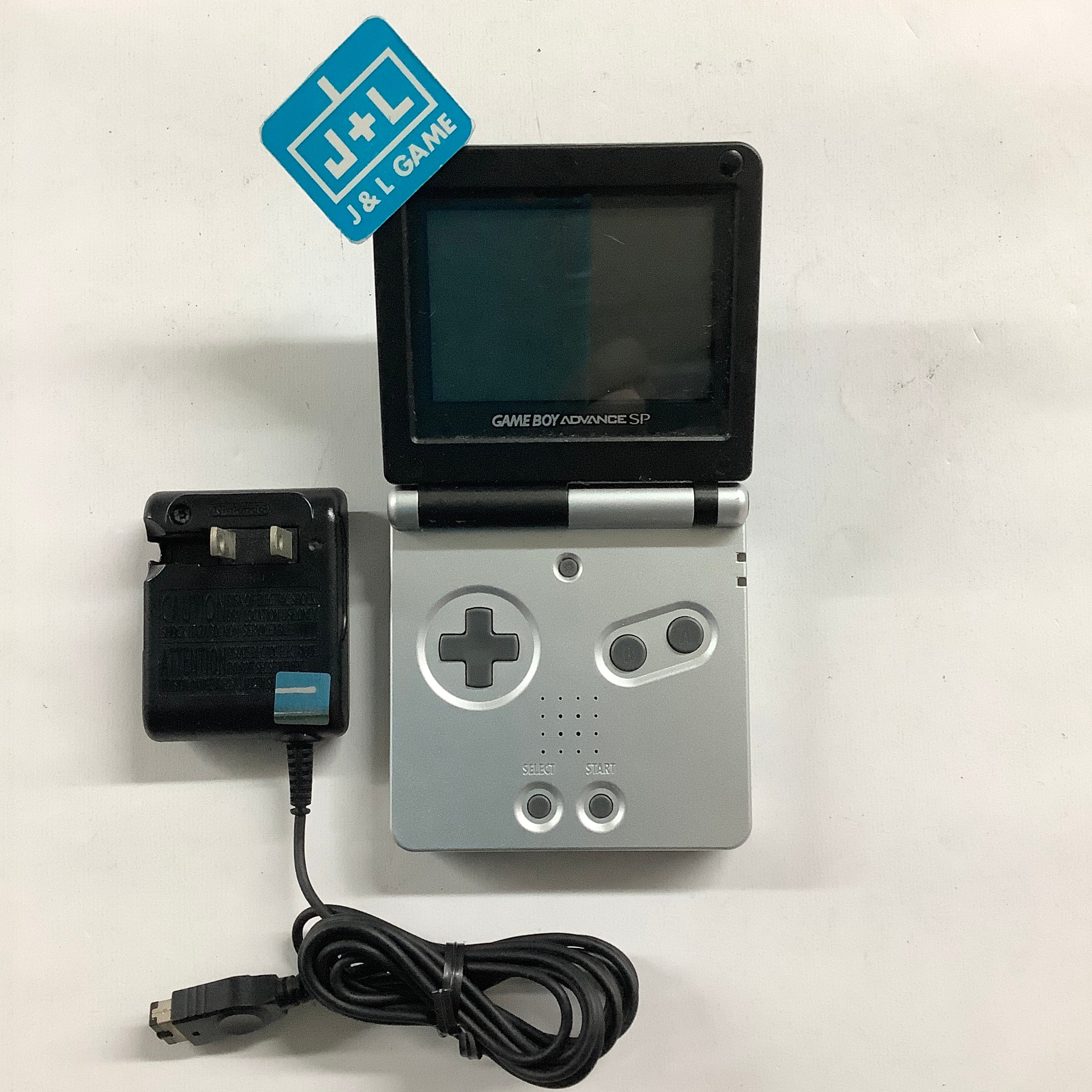 Nintendo Game Boy Advance SP Console AGS - 001 (Platinum/Onyx) - (GBA) Game Boy Advance SP [Pre-Owned] CONSOLE Nintendo