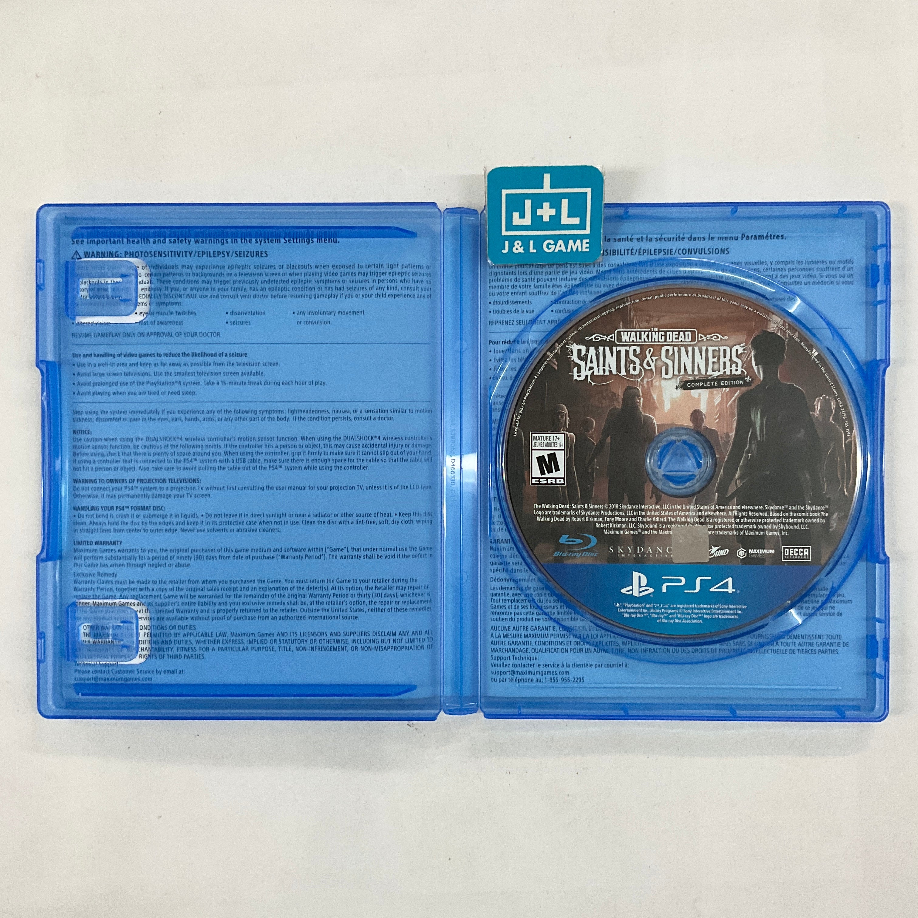 The Walking Dead: Saints & Sinners - The Complete Edition (PlayStation VR) - (PS4) PlayStation 4 [Pre-Owned] Video Games Maximum Games