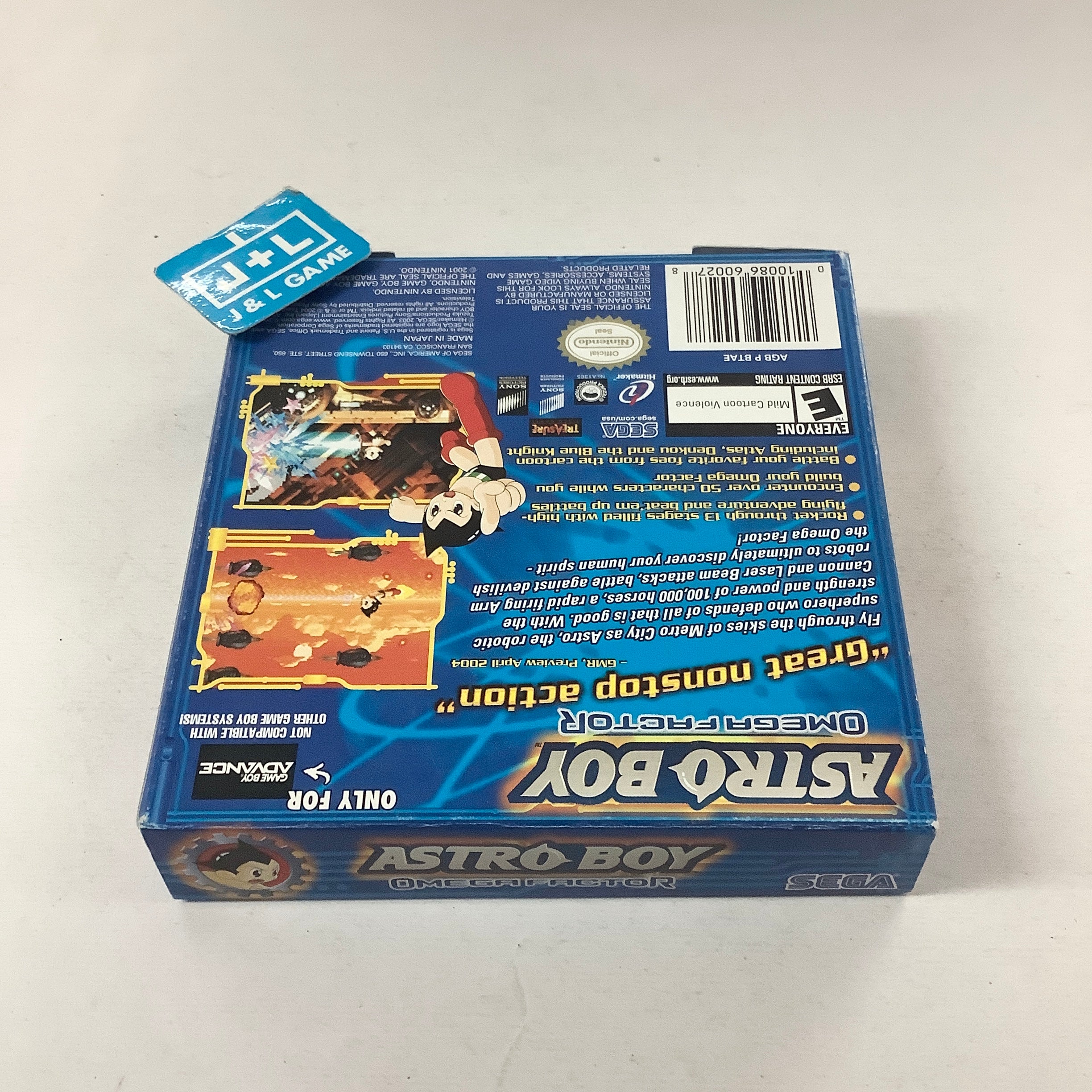 Astro Boy: Omega Factor - (GBA) Game Boy Advance [Pre-Owned] Video Games Sega