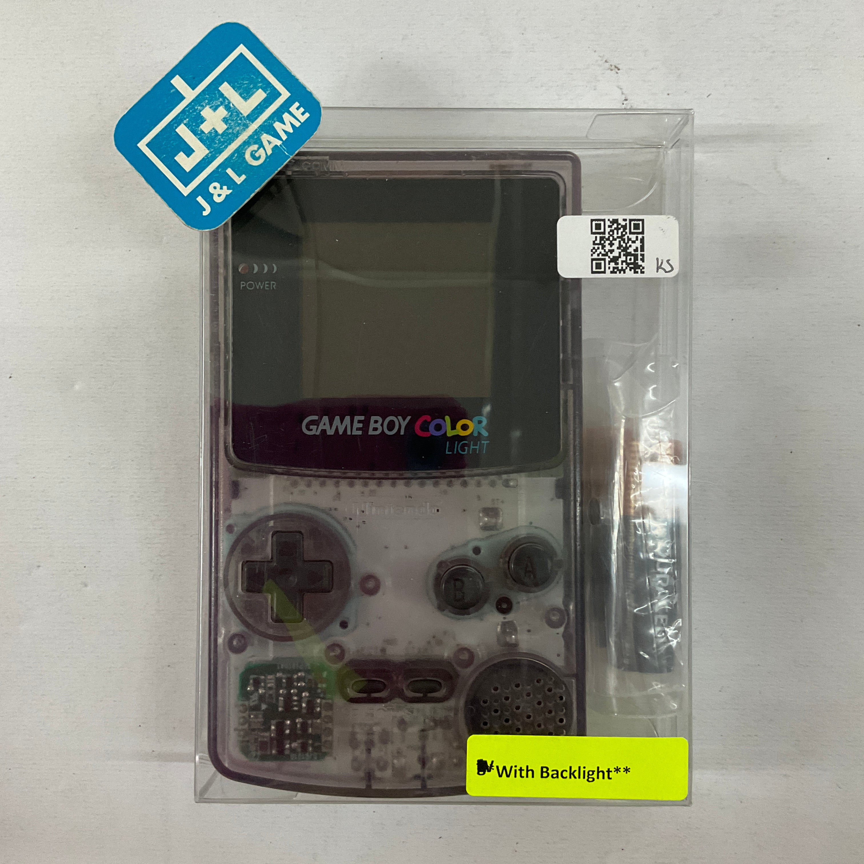 Game Boy purchases Color Atomic Purple Upgraded Backlit Handheld ONLY