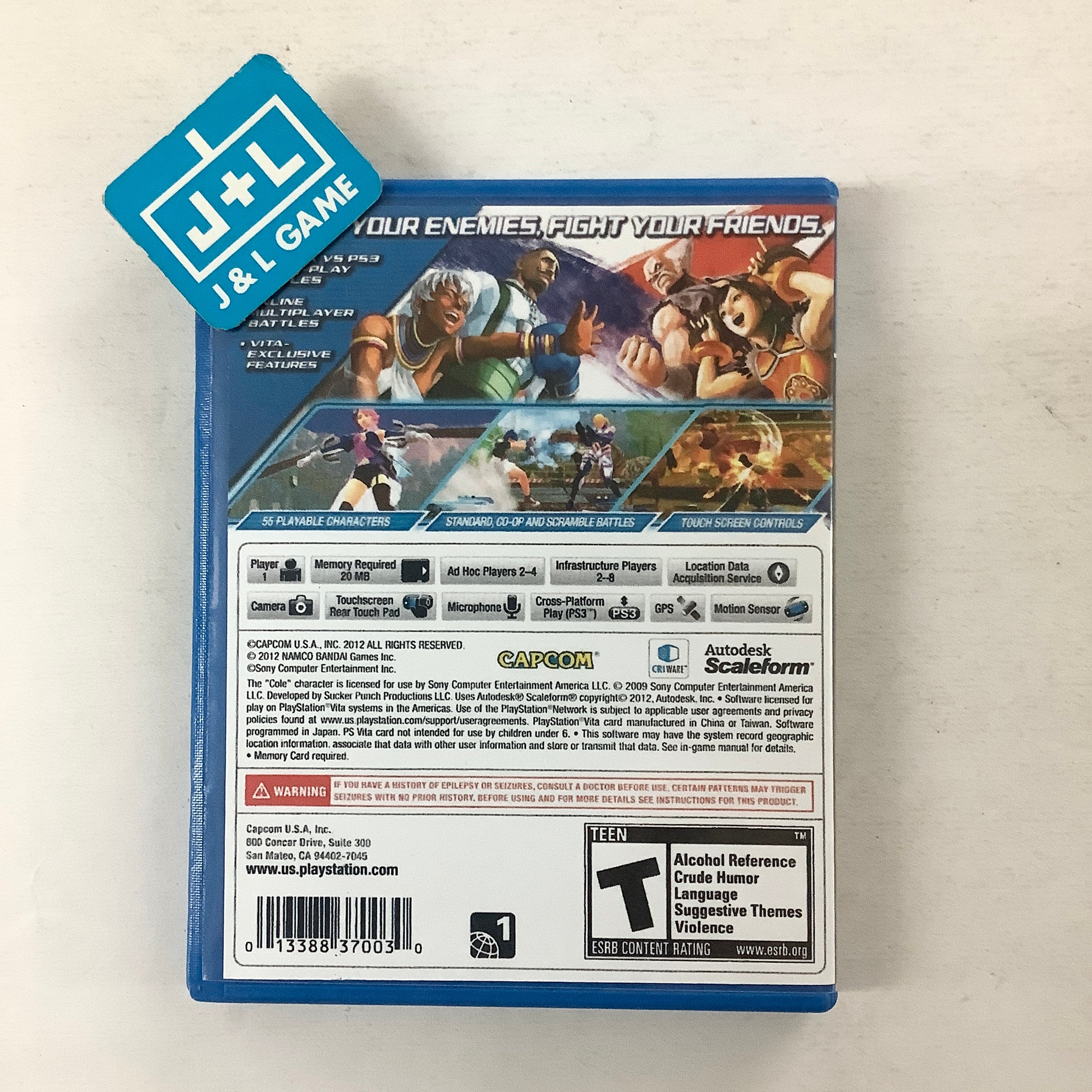 Street Fighter X Tekken - (PSV) PlayStation Vita [Pre-Owned] Video Games Capcom   