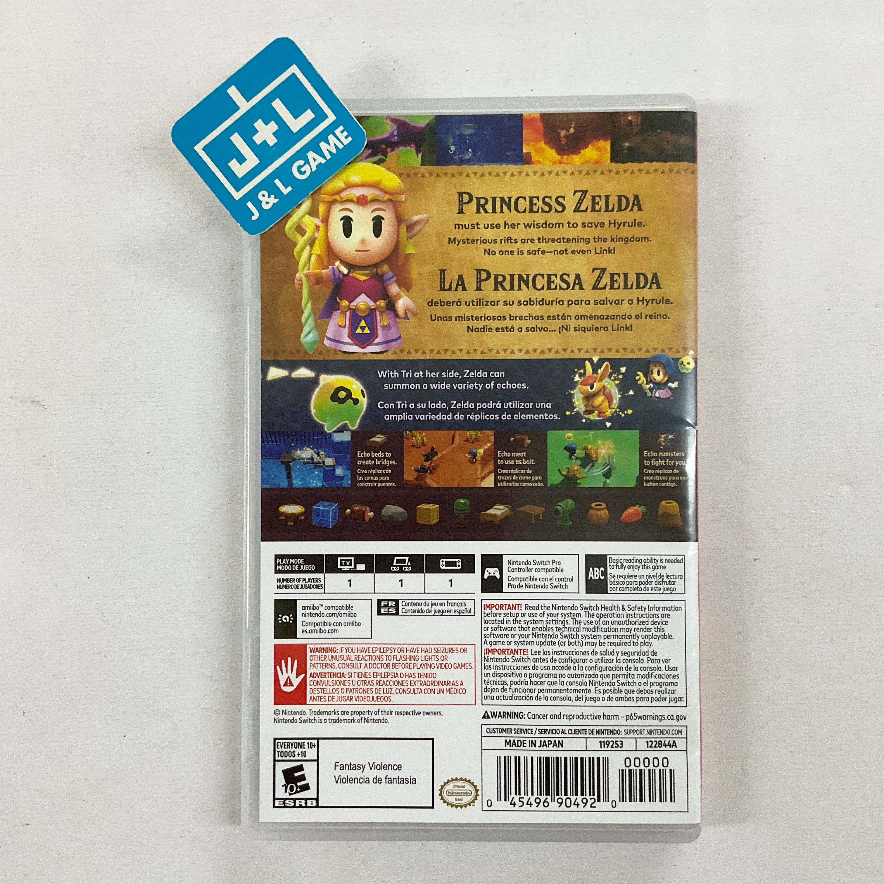 The Legend of Zelda: Echoes of Wisdom - (NSW) Nintendo Switch [Pre-Owned] Video Games Nintendo   