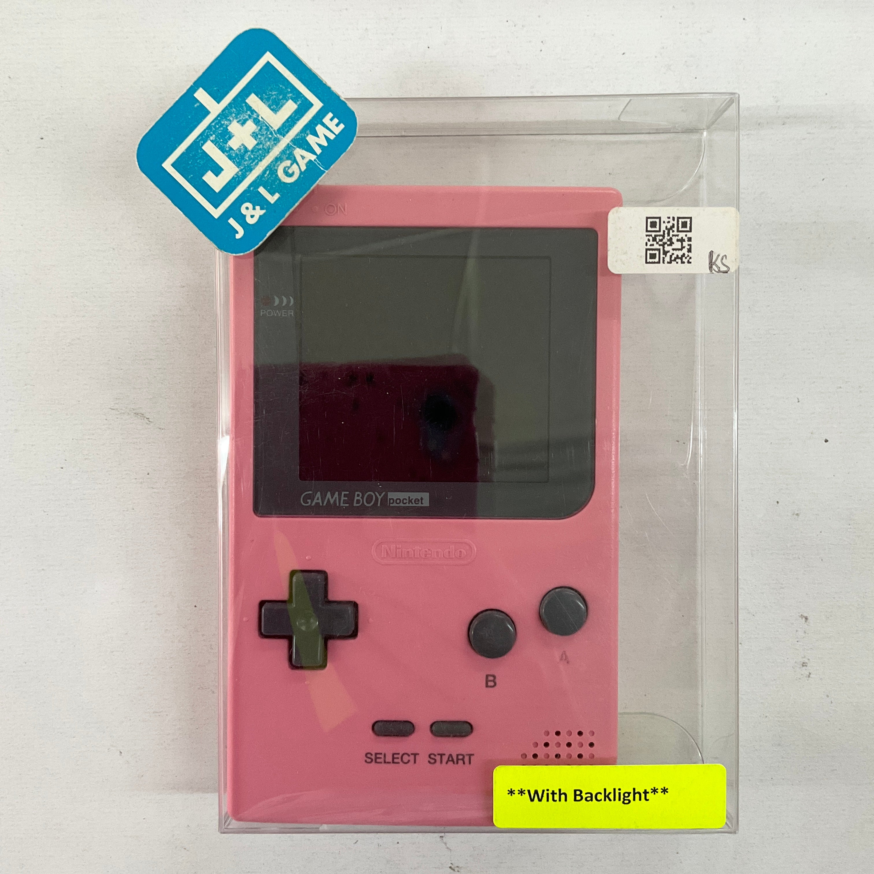 Nintendo Game Boy Pocket (Pink with backlight) - (GBP) Game Boy Pocket [Pre-Owned] (Japanese Import) Consoles Nintendo   