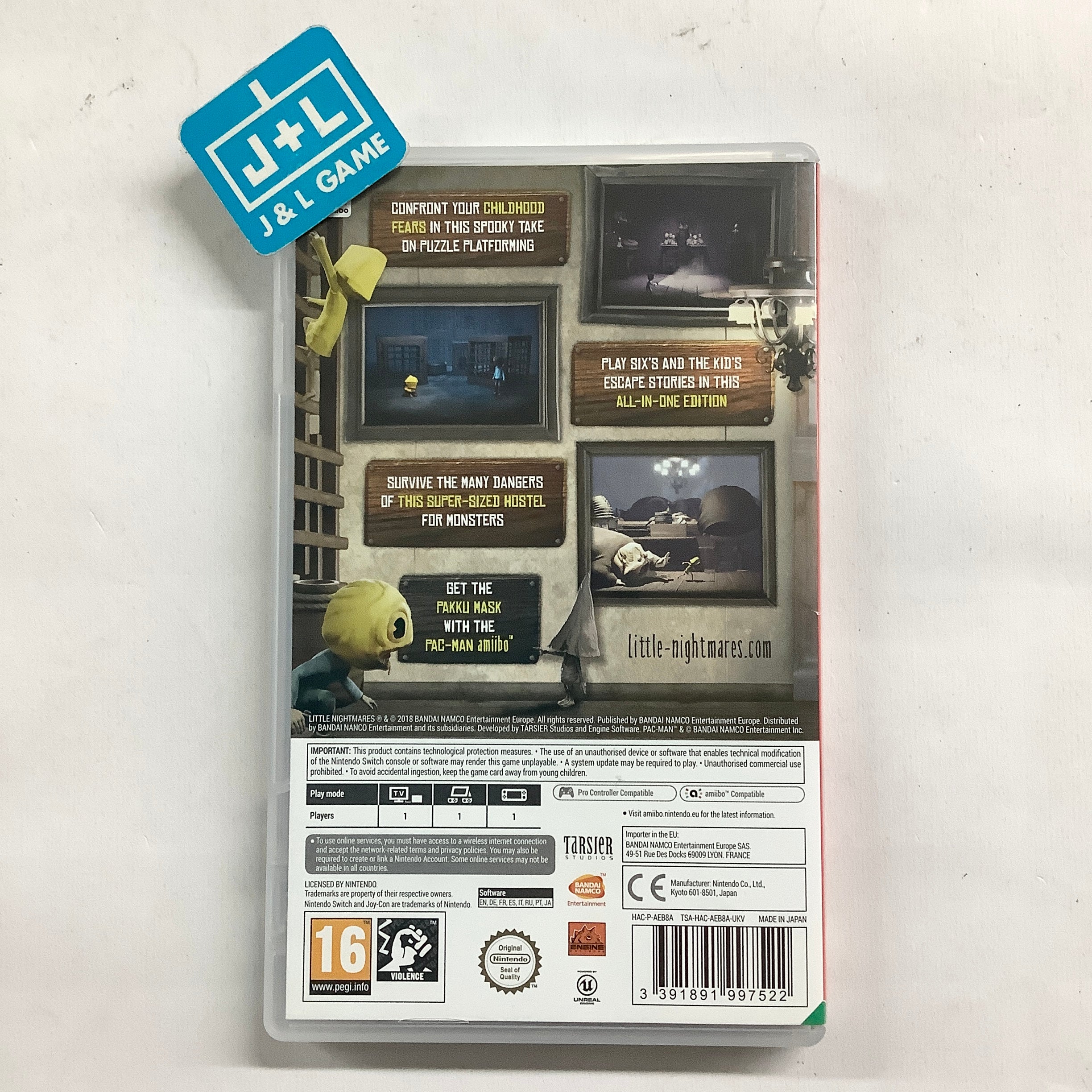 Little Nightmares Complete Edition - (NSW) Nintendo Switch [Pre-Owned] (European Import) Video Games BANDAI NAMCO Entertainment