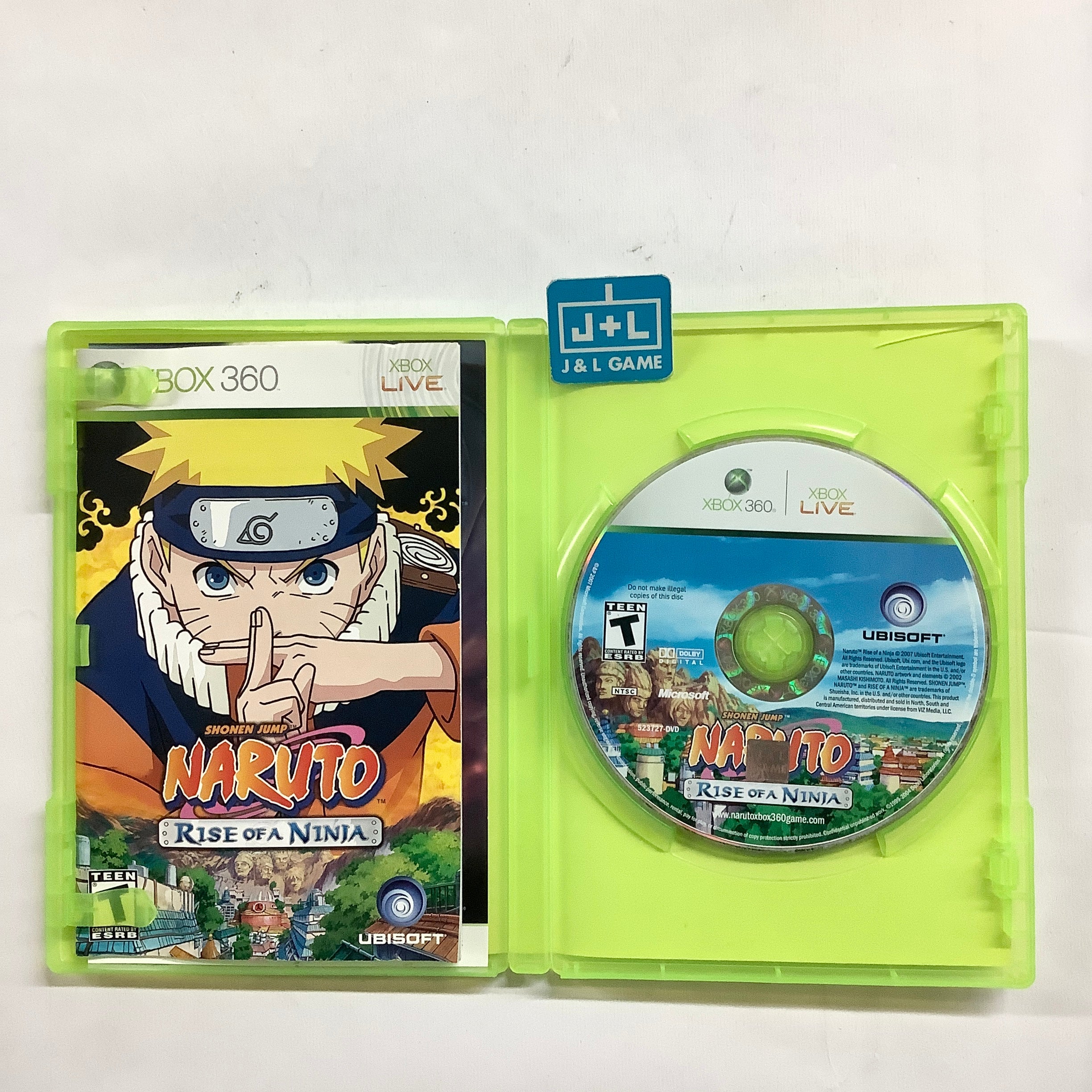 Naruto: Rise of a Ninja - Xbox 360 [Pre-Owned] Video Games Ubisoft