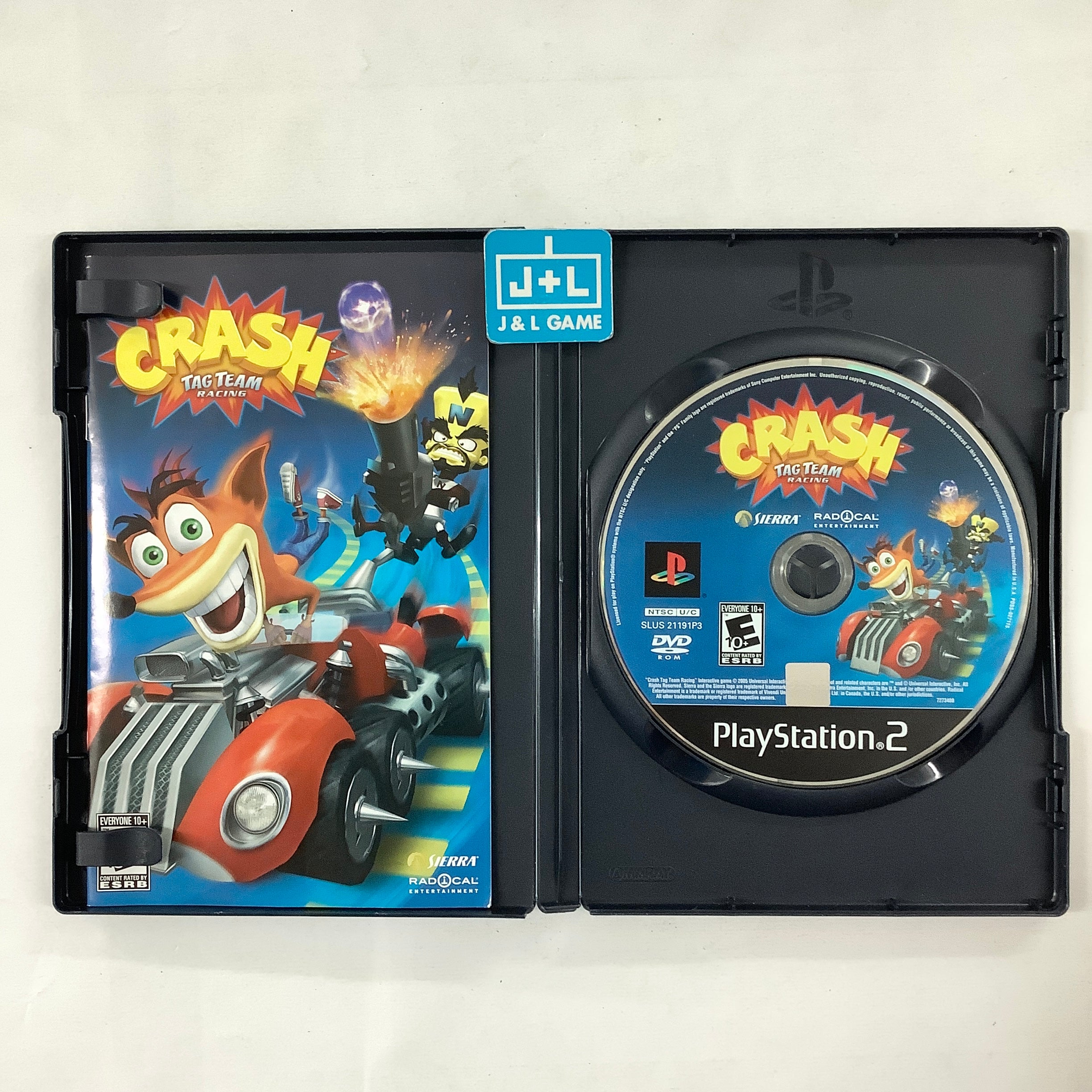 Crash Tag Team Racing - (PS2) PlayStation 2 [Pre-Owned] Video Games VU Games