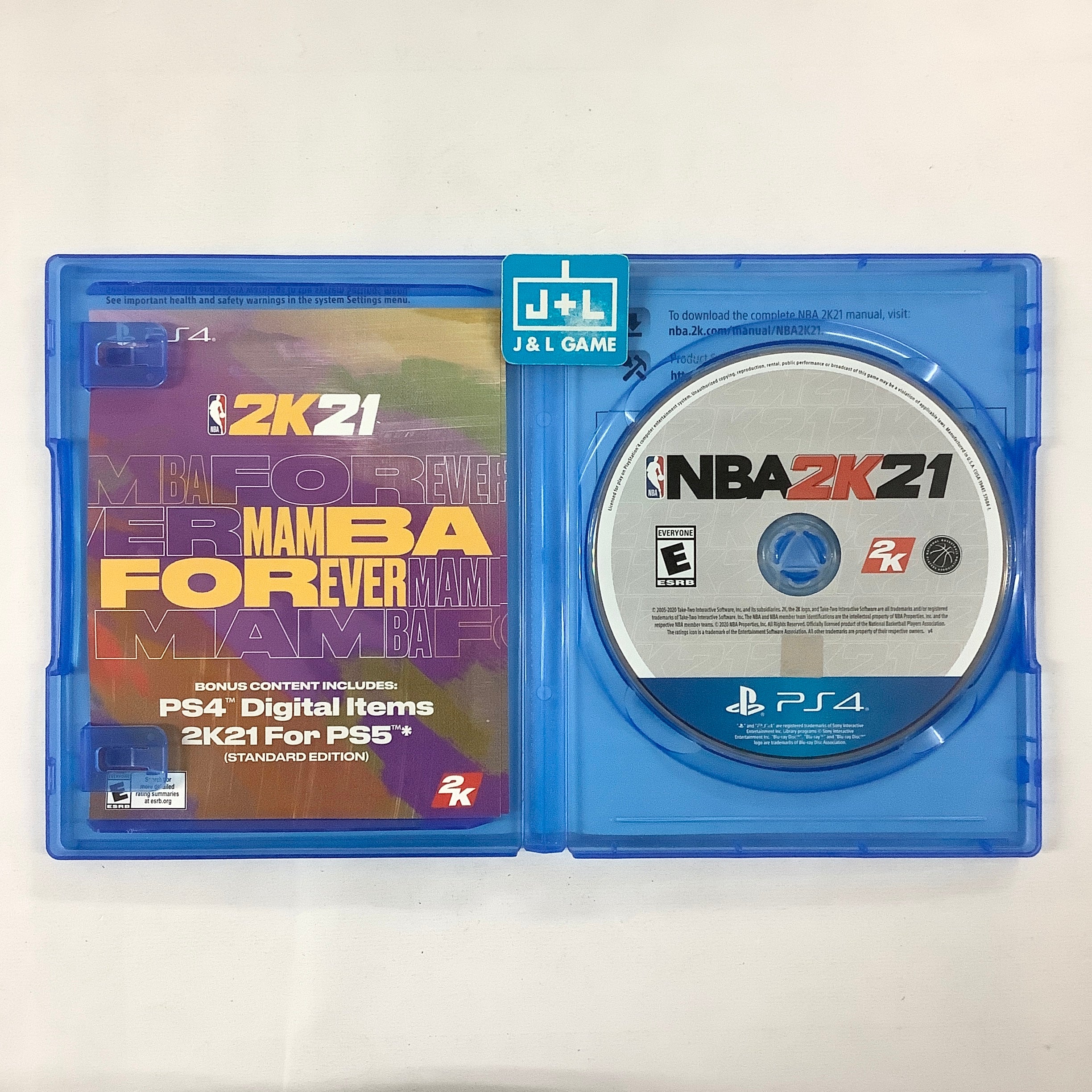 NBA 2K21 (Mamba Forever Edition) - (PS4) PlayStation 4 [Pre-Owned] Video Games 2K