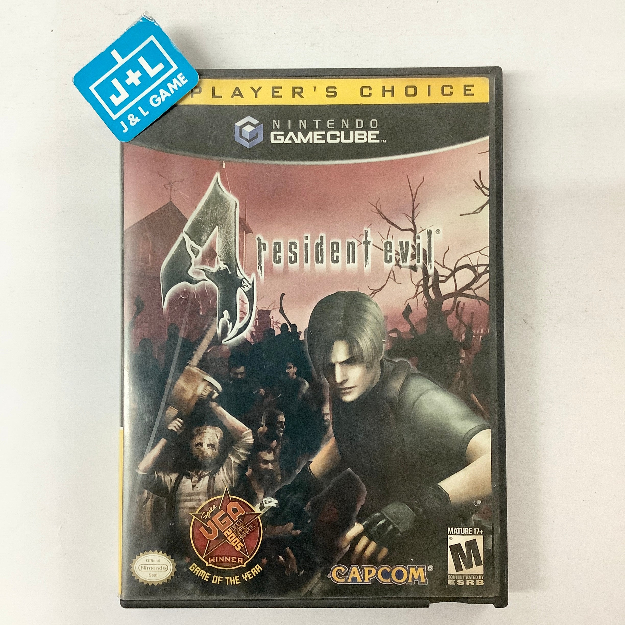 Resident Evil 4 (Player's Choice) - (GC) GameCube [Pre-Owned] Video Games Capcom