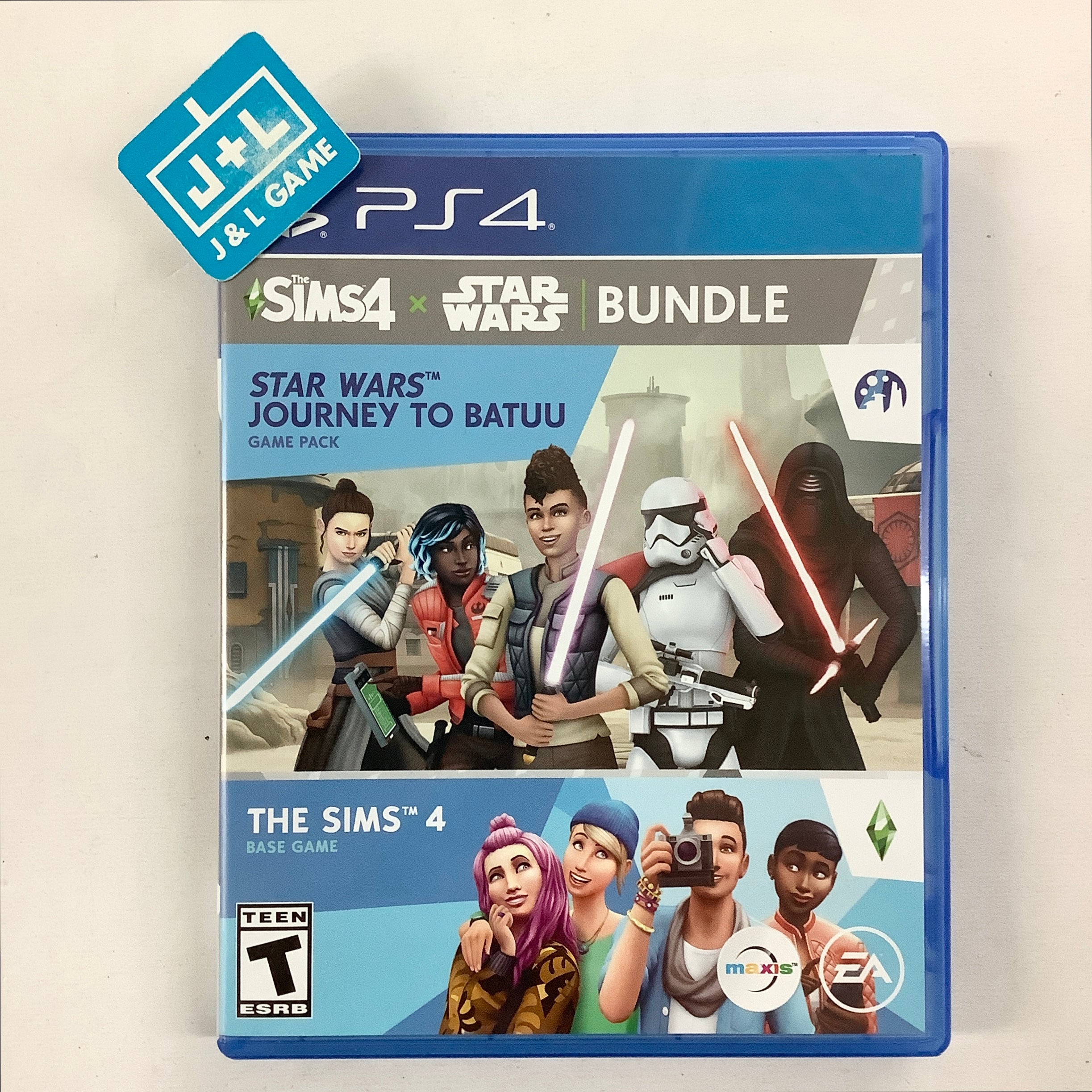 The Sims 4 Plus Star Wars Journey to Batuu Bundle - (PS4) PlayStation 4 [Pre-Owned] Video Games Electronic Arts