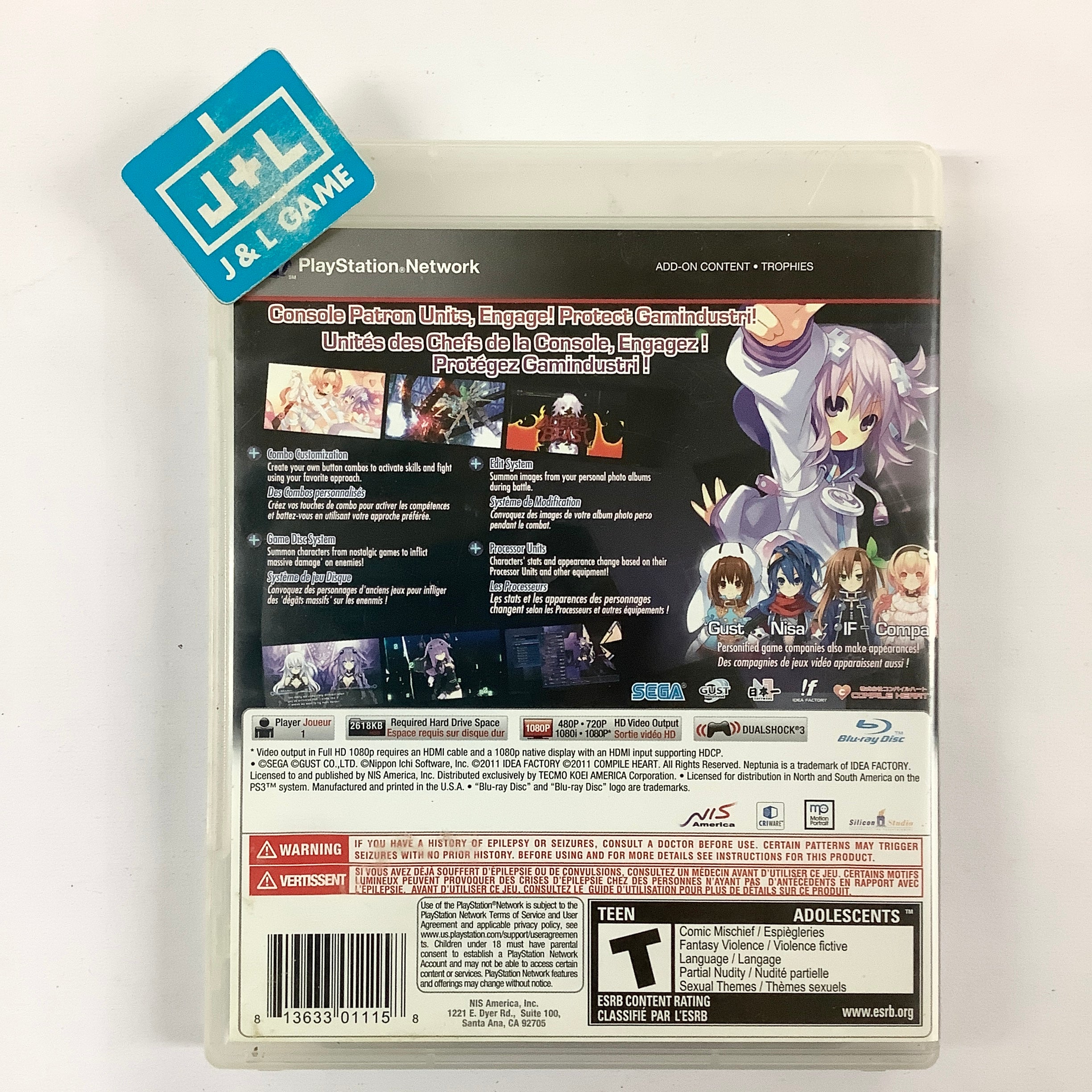 Hyperdimension Neptunia - (PS3) PlayStation 3 [Pre-Owned]