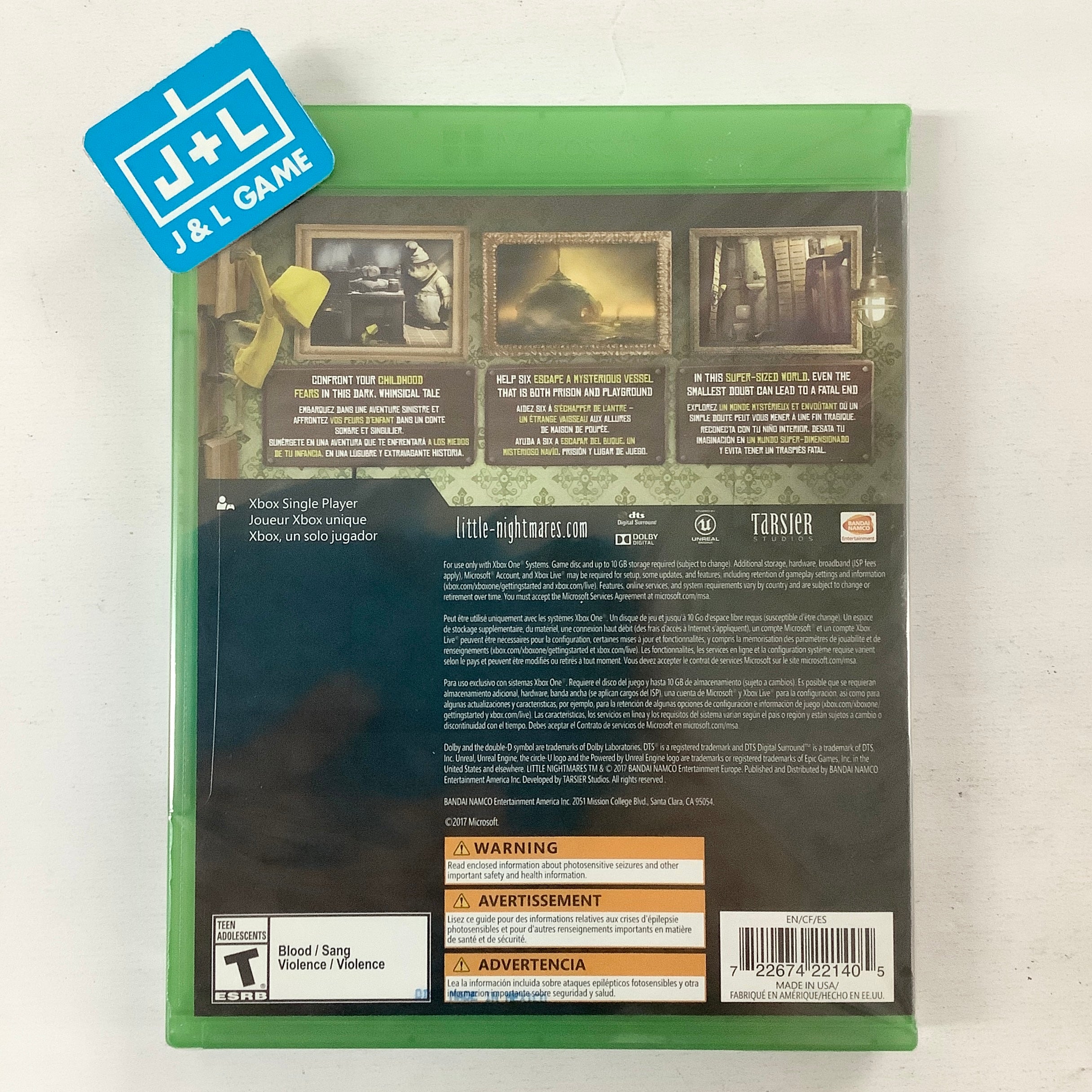 Little Nightmares Complete Edition - (XB1) Xbox One Video Games BANDAI NAMCO Entertainment   