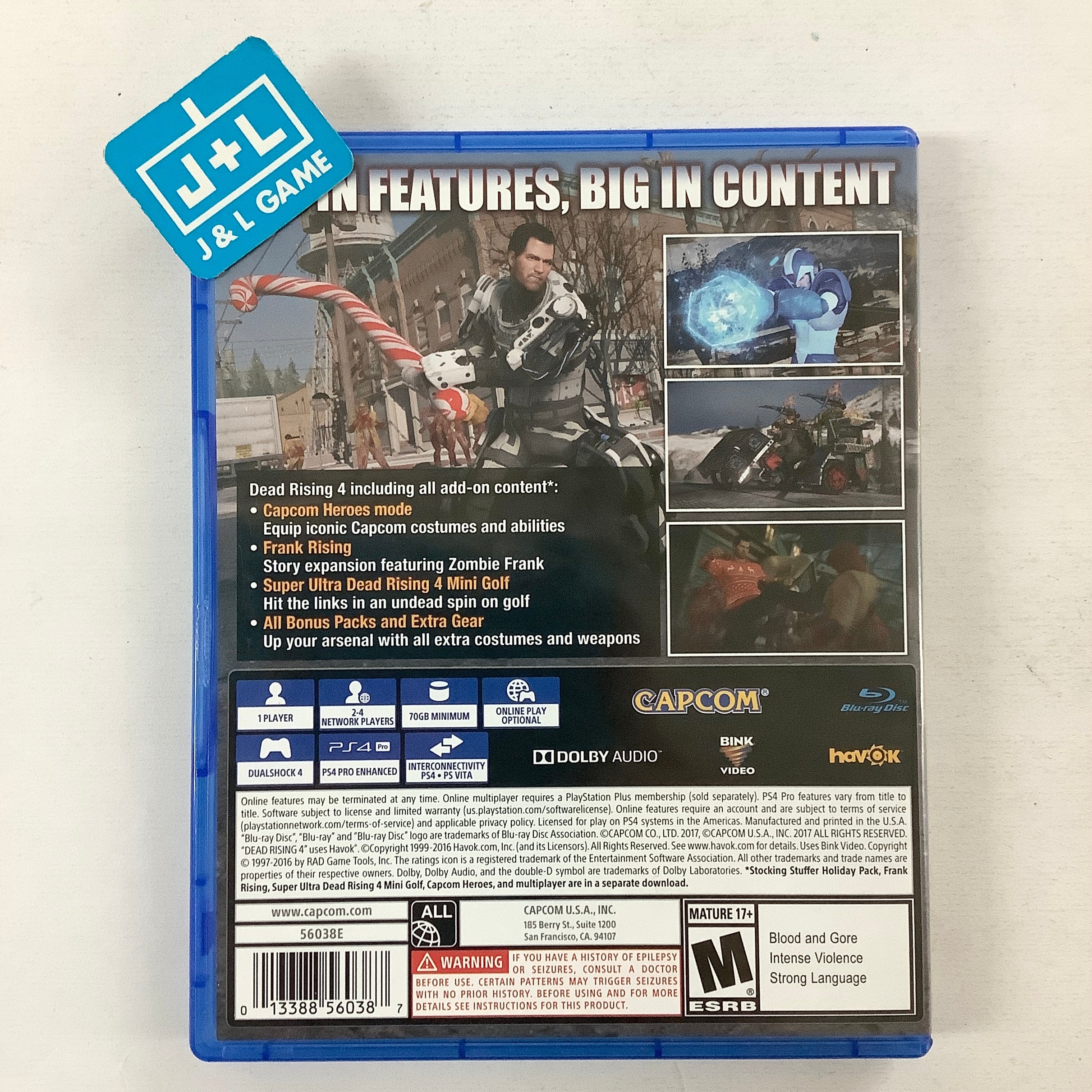 Dead Rising 4: Frank's Big Package - (PS4) PlayStation 4 [Pre-Owned] Video Games Capcom   