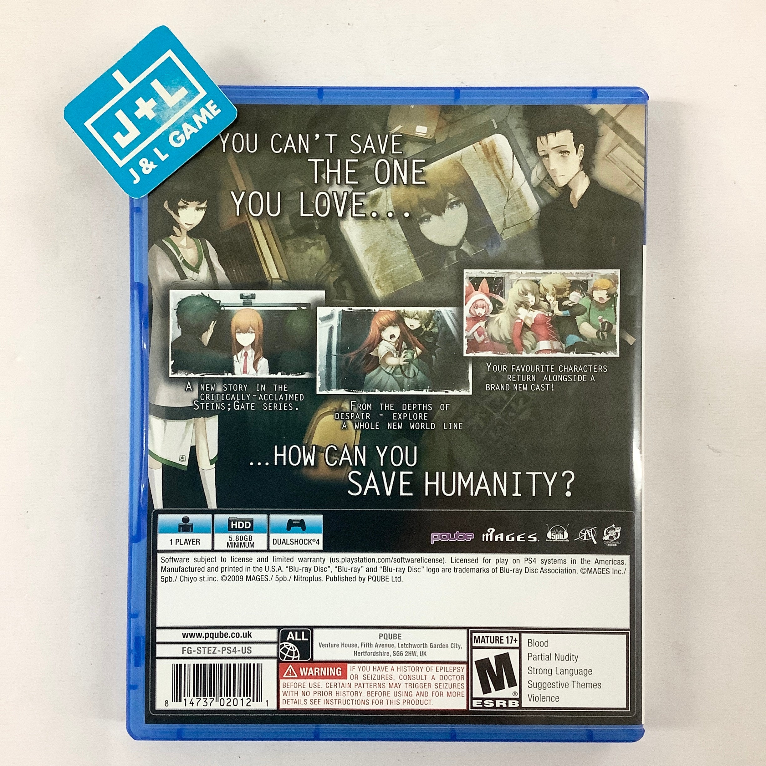 Steins;Gate 0 - (PS4) PlayStation 4 [Pre-Owned] Video Games PQube