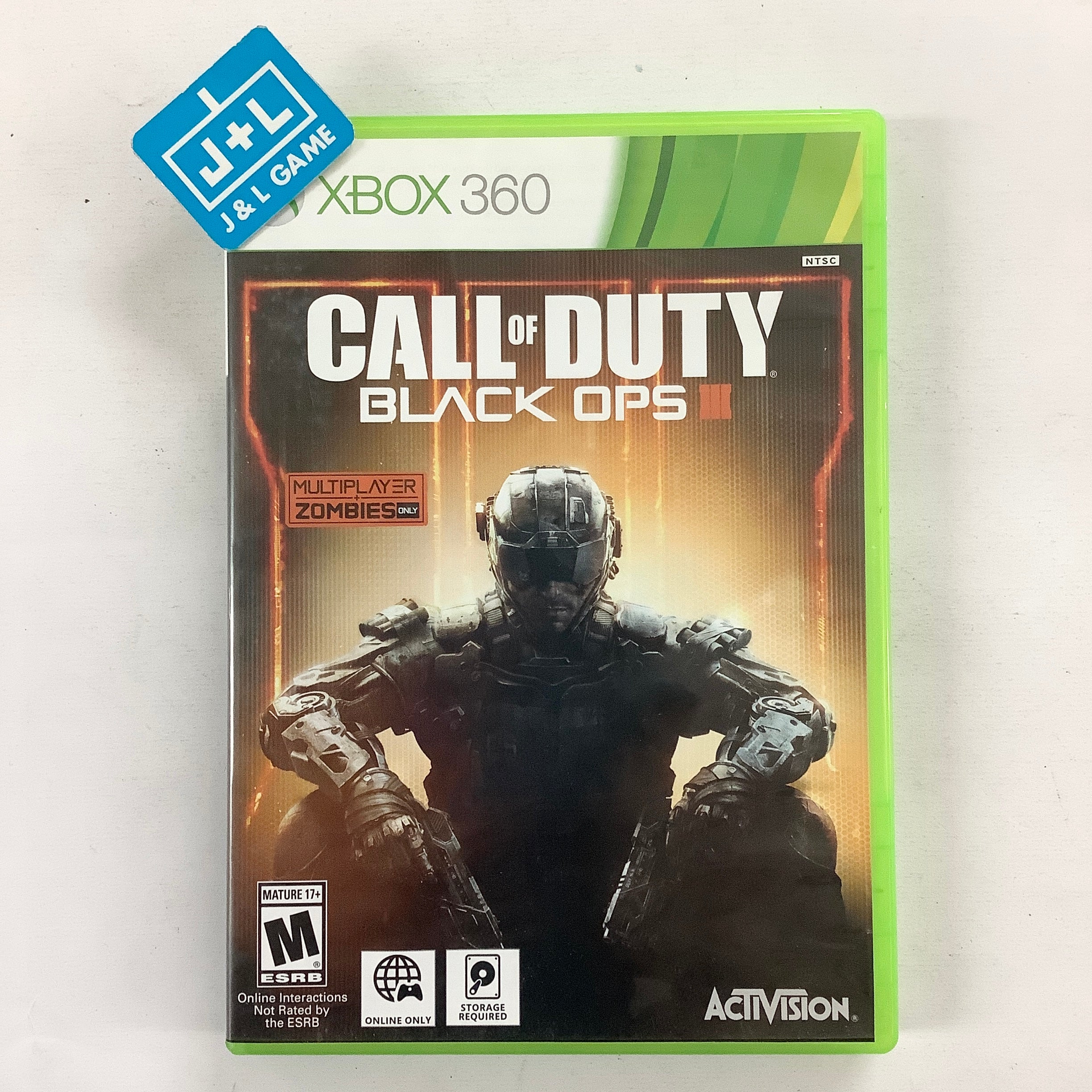 Call of Duty Black Ops III  (Multiplayer + Zombies Only) - Xbox 360 [Pre-Owned] Video Games ACTIVISION   