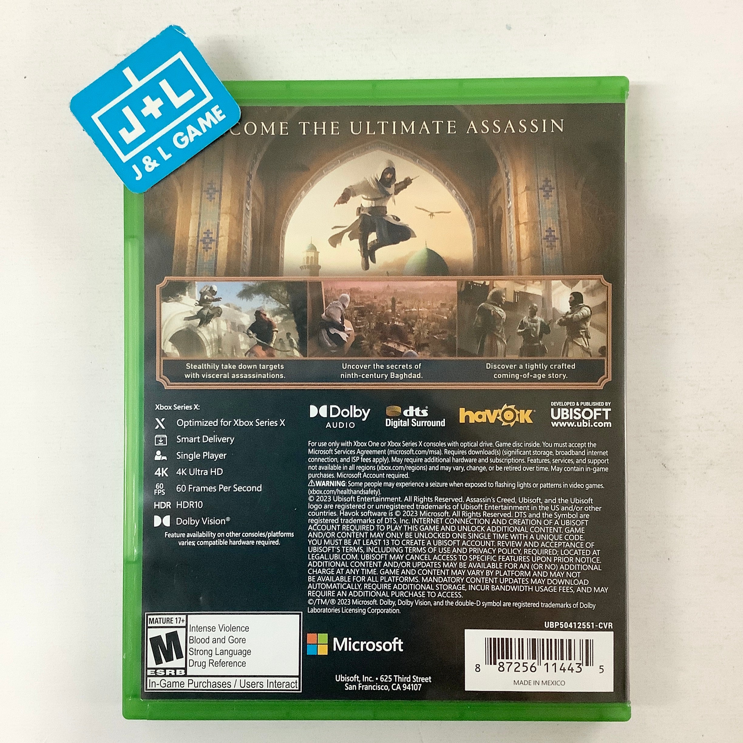 Assassin's Creed Mirage - (XSX) Xbox Series X [Pre-Owned] Video Games Ubisoft   