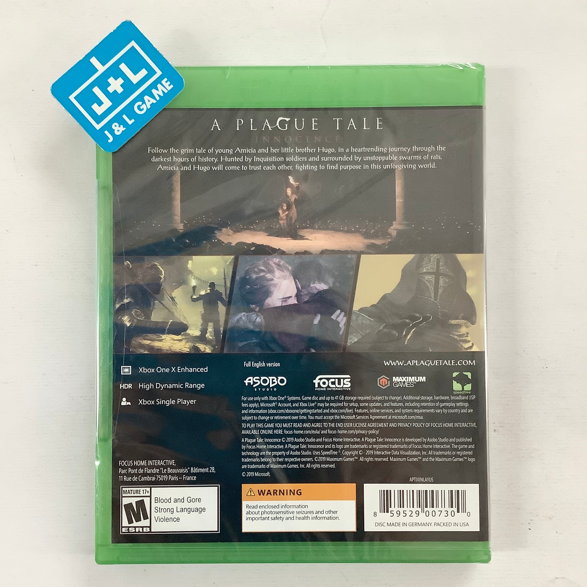 A Plague Tale: Innocence - (XB1) Xbox One Video Games Focus Home Interactive   