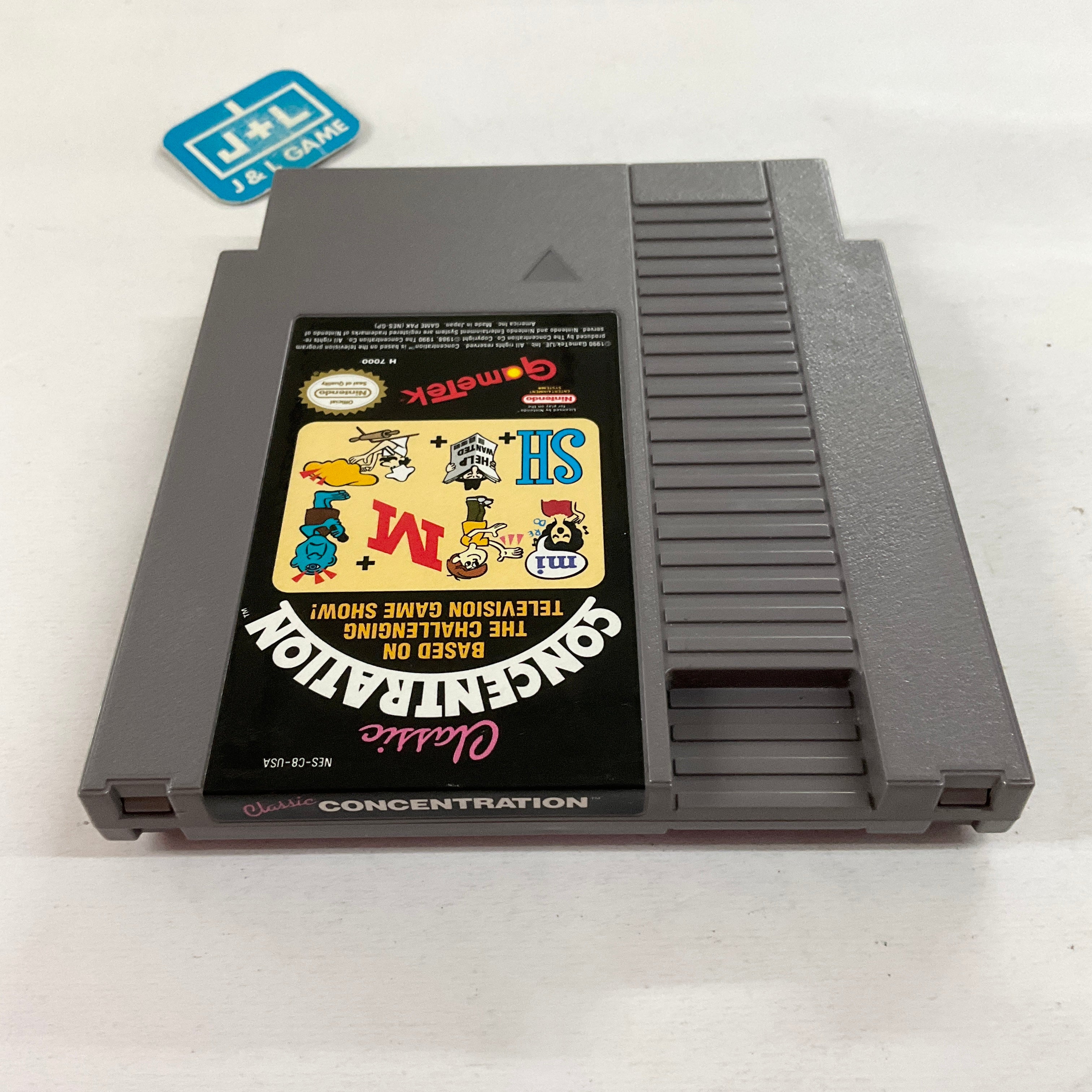 Classic Concentration - (NES) Nintendo Entertainment System [Pre-Owned] Video Games GameTek   