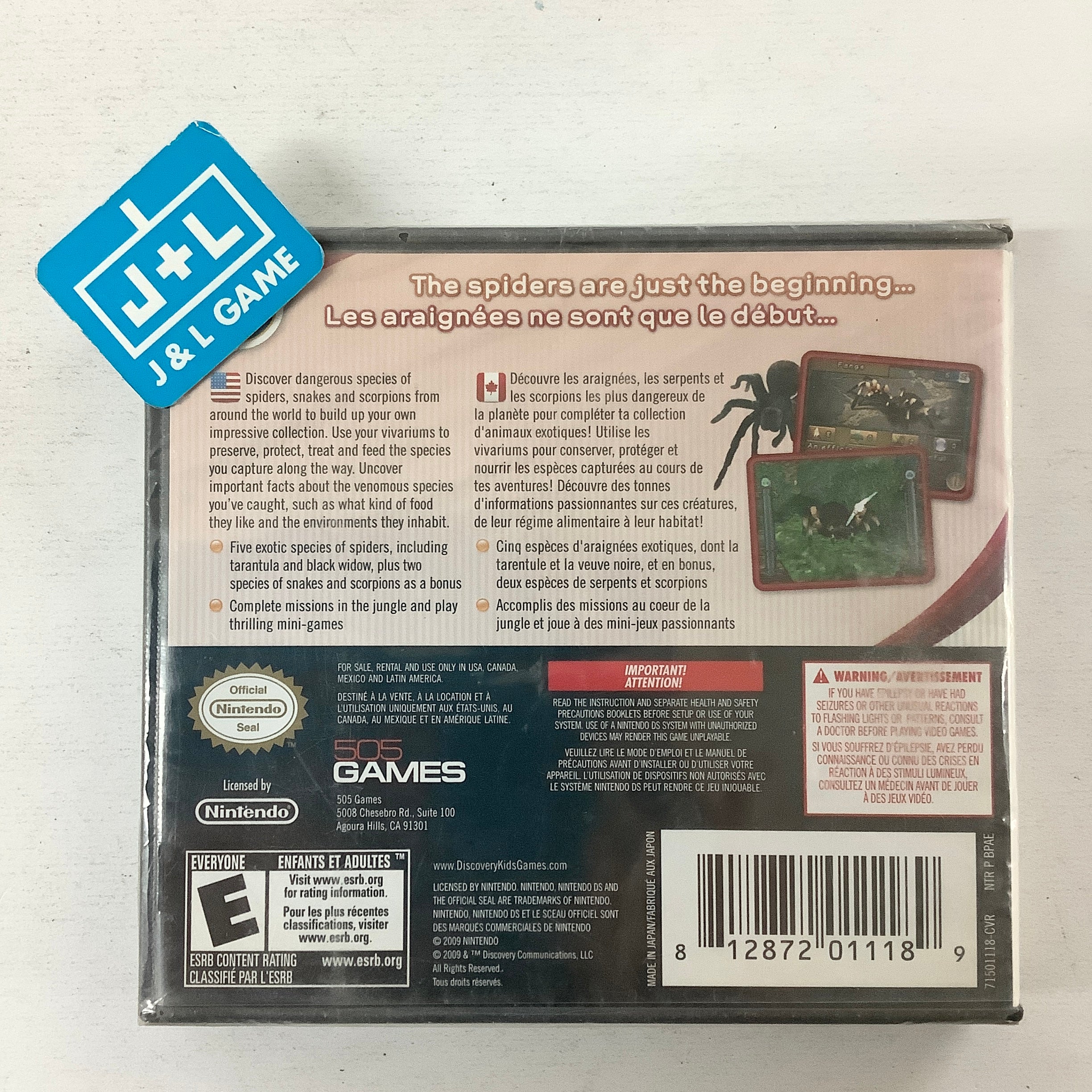 Discovery Kids: Spider Quest - (NDS) Nintendo DS Video Games 505 Games   