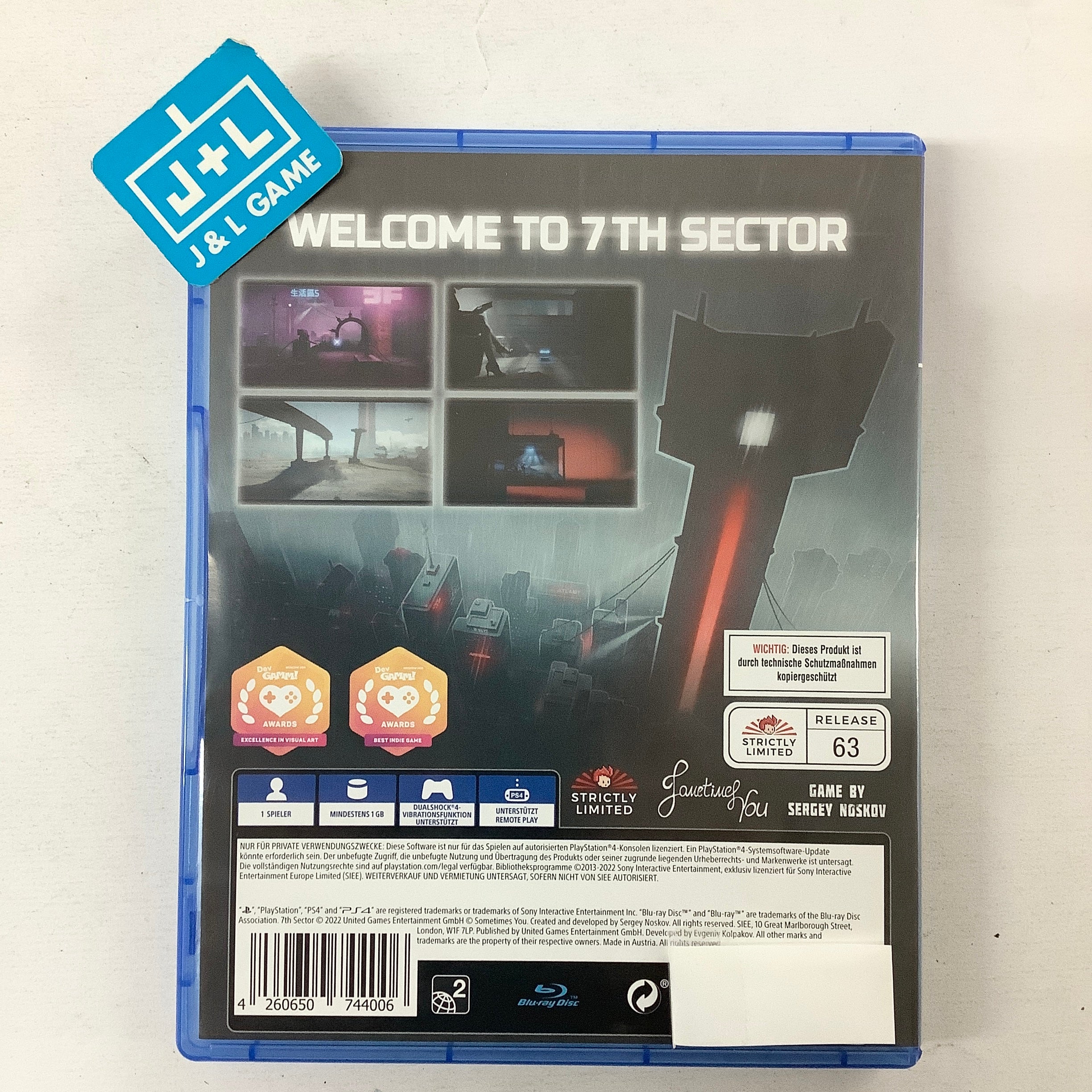 7th Sector (Strictly Limited Release #63) - (PS4) PlayStation 4 [Pre-Owned] (European Import) Video Games Strictly Limited   