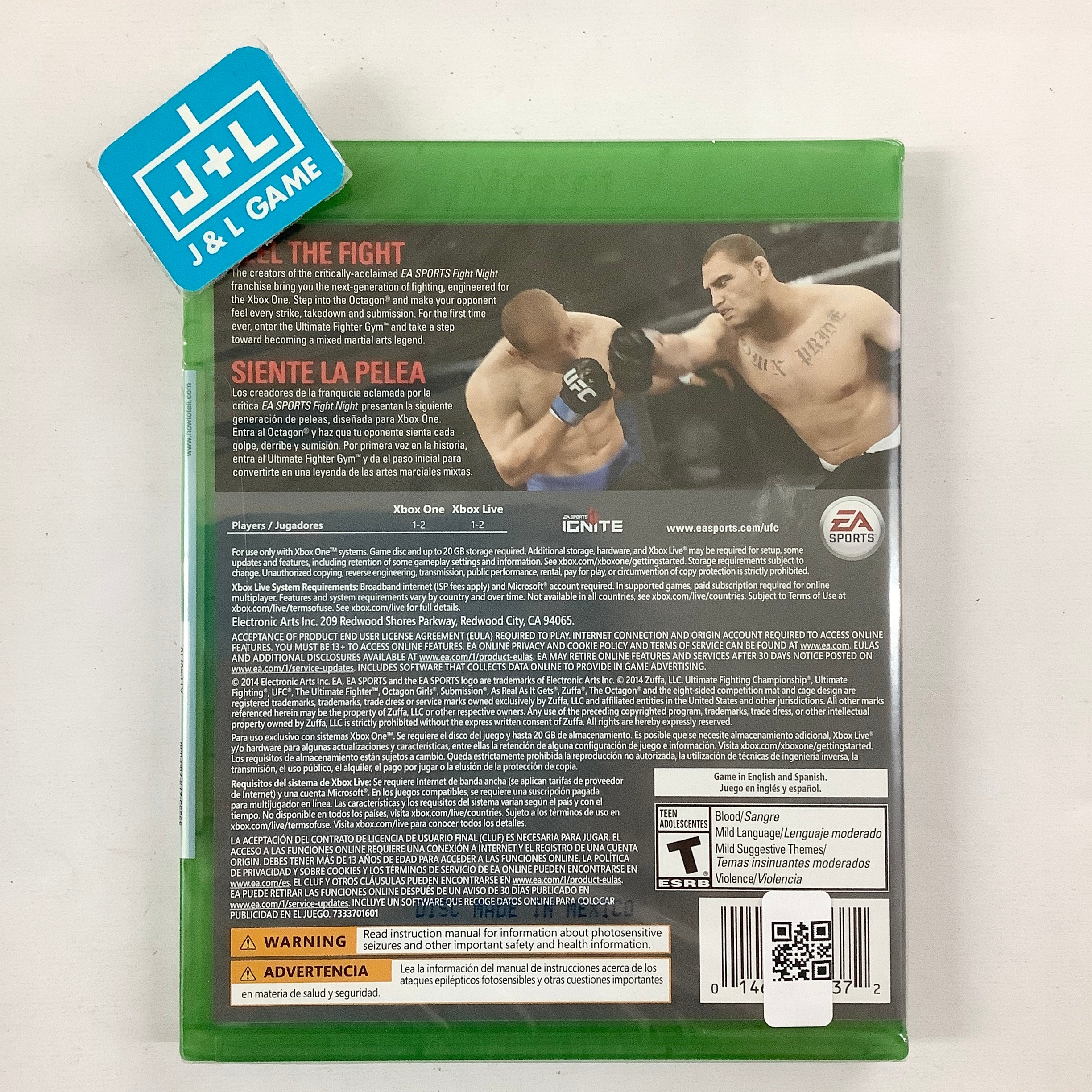 UFC - (XB1) Xbox One Video Games Electronic Arts   