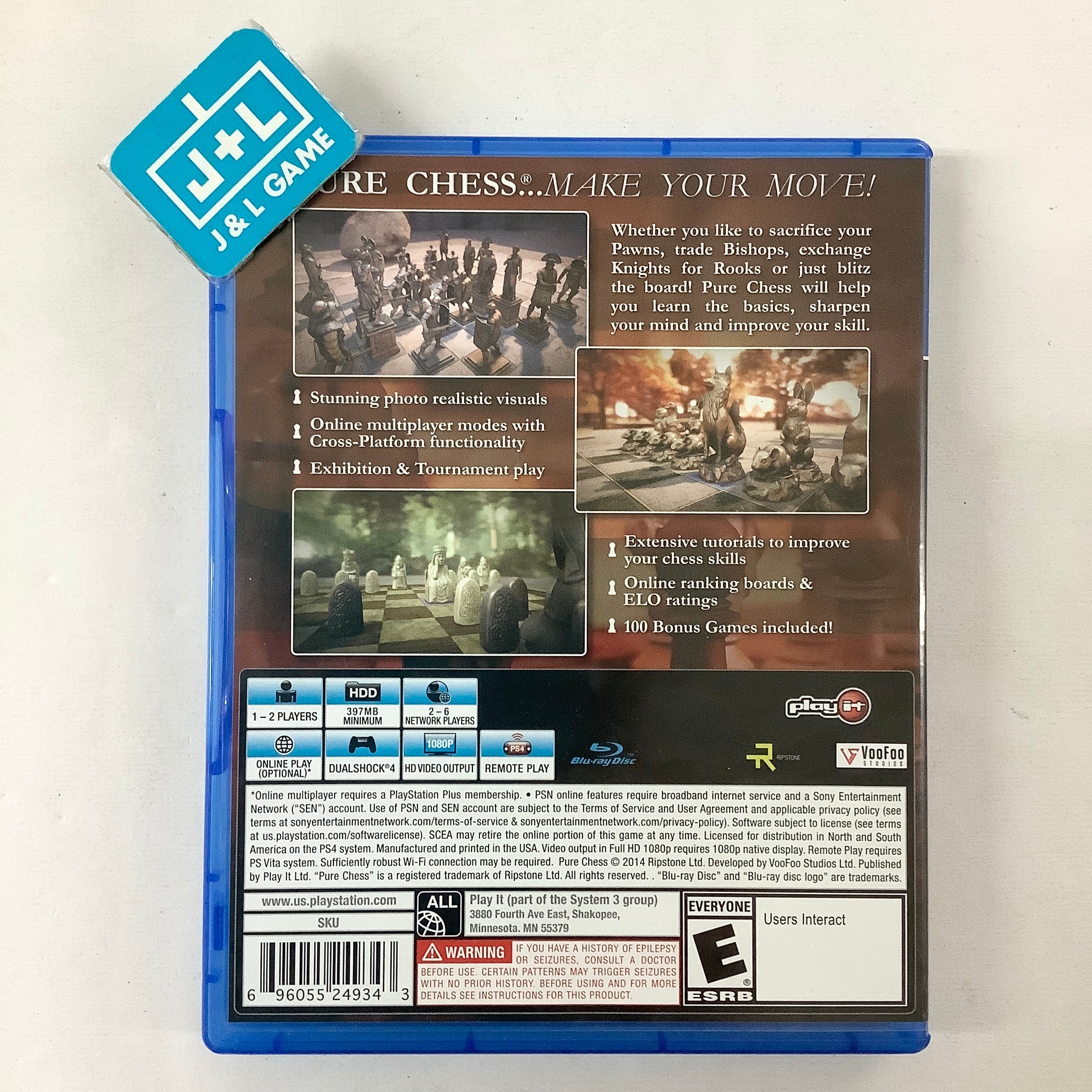 Pure Chess - (PS4) PlayStation 4 [Pre-Owned] Video Games Ripstone