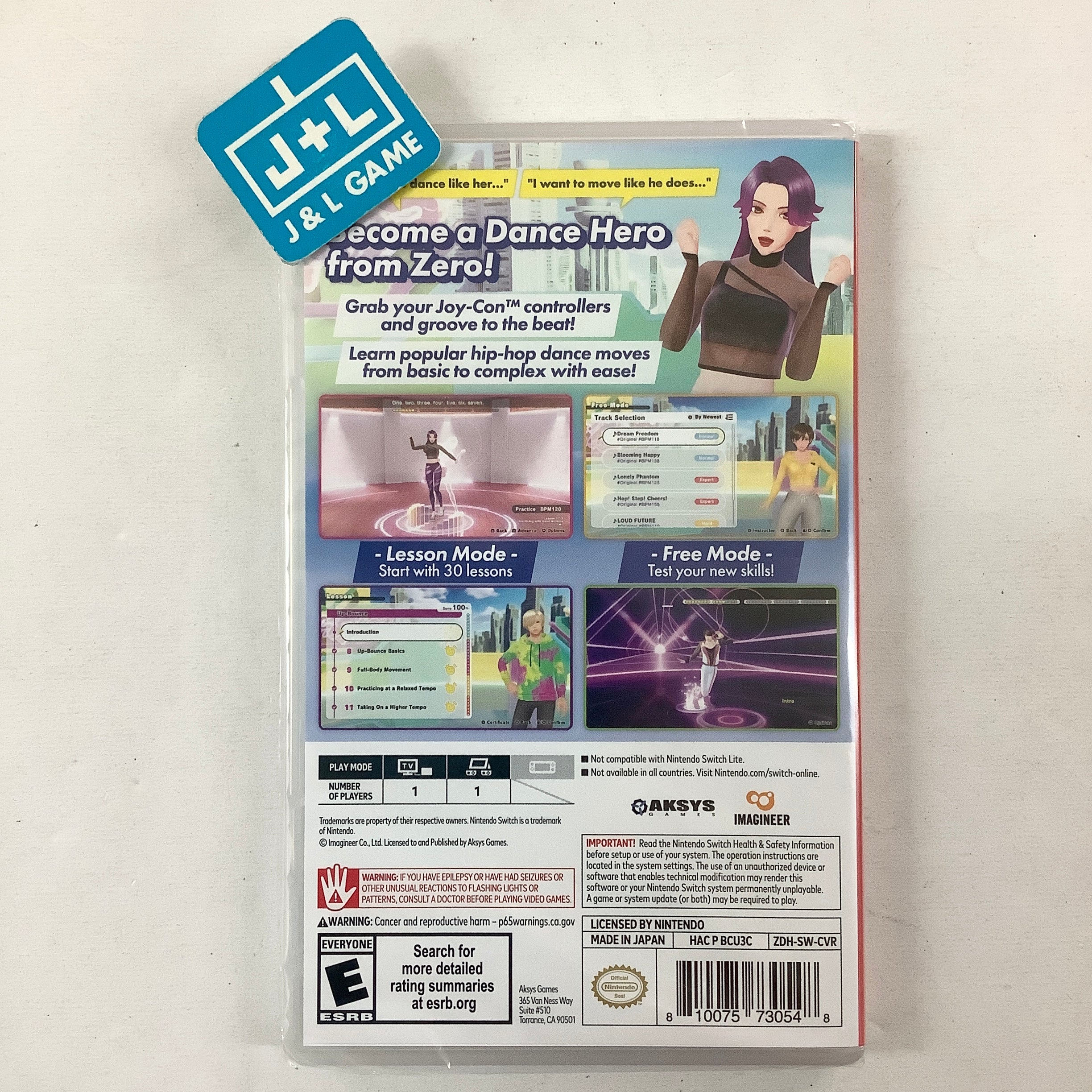 Zero to Dance Hero - (NSW) Nintendo Switch Video Games Aksys Games