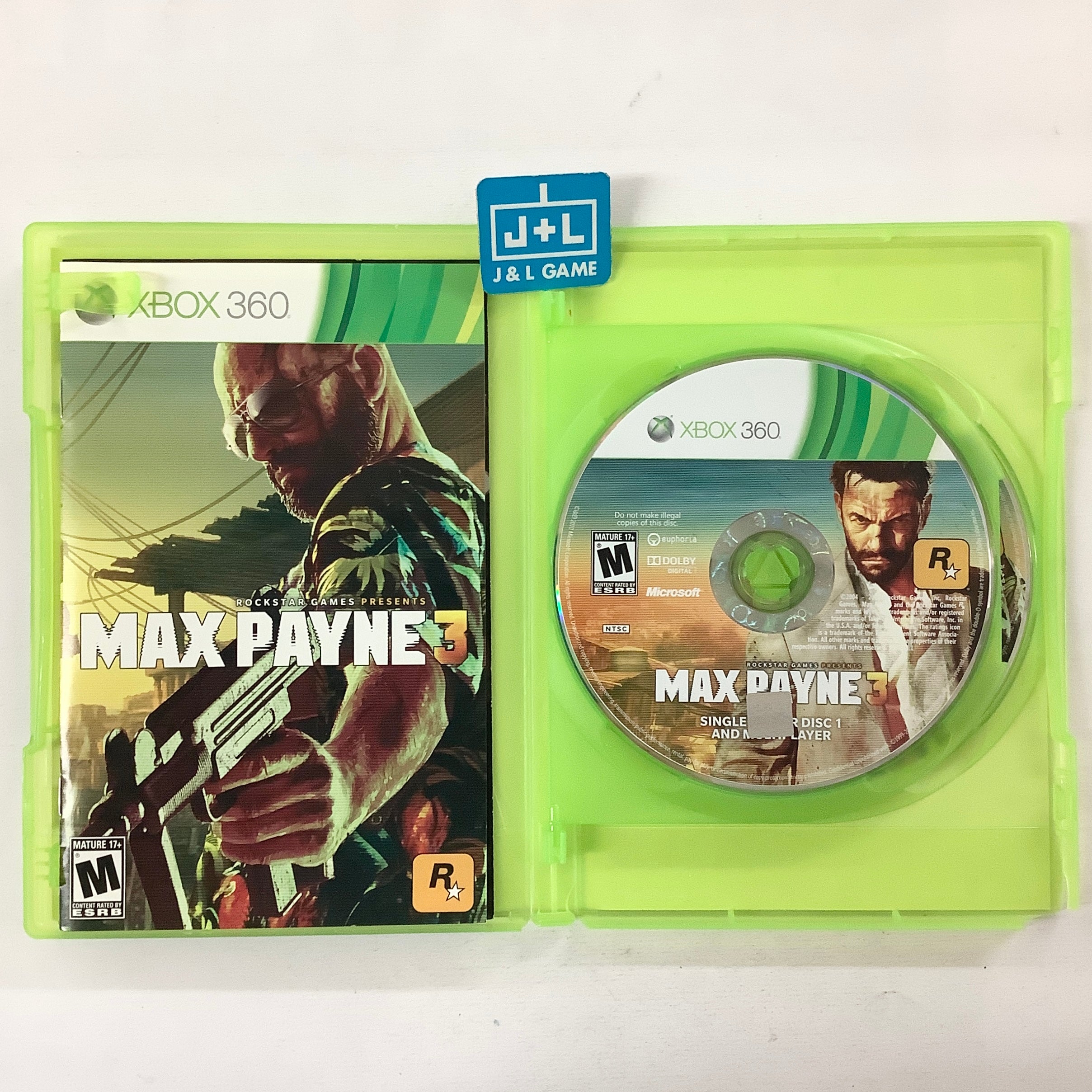 Max Payne 3 - Xbox 360 [Pre-Owned] Video Games Rockstar Games   